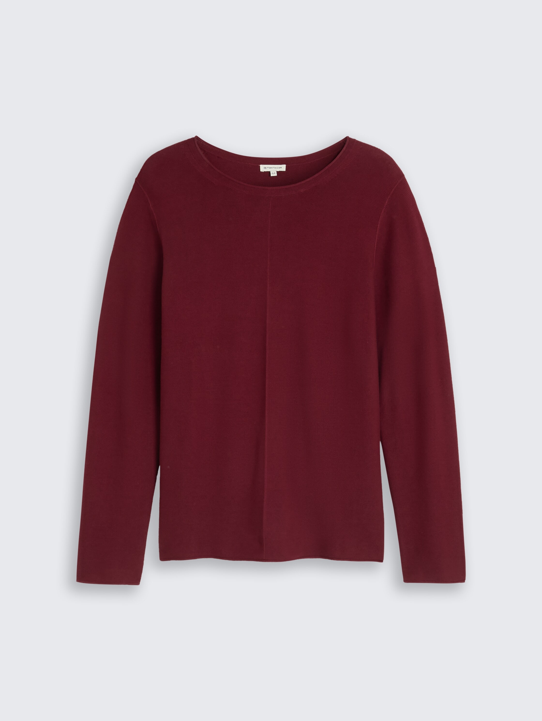 TOM TAILOR PLUS Strickpullover »TTP Pullover« mit feiner Struktur und aus reiner Baumwolle / Grosse Grössen