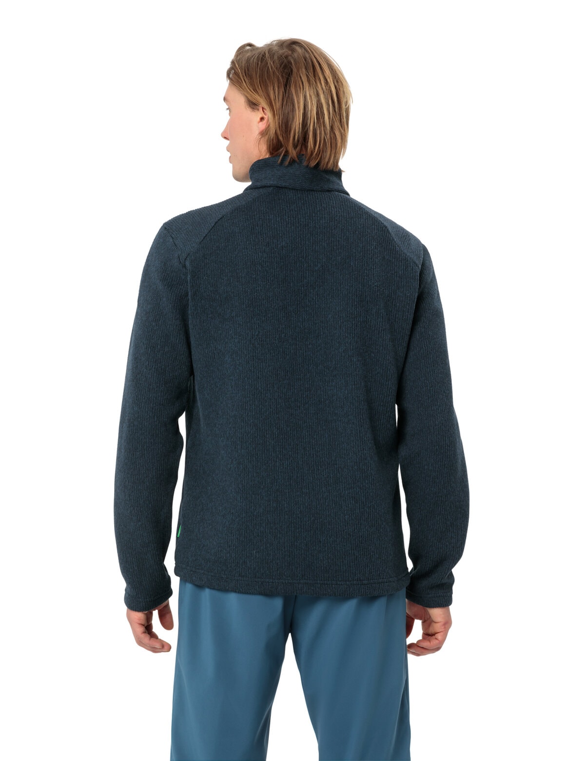 VAUDE Stehkragenpullover »MEN'S TESERO PULLOVER II« mit kurzem Reissverschluss, in Strickoptik, für kühle Tage