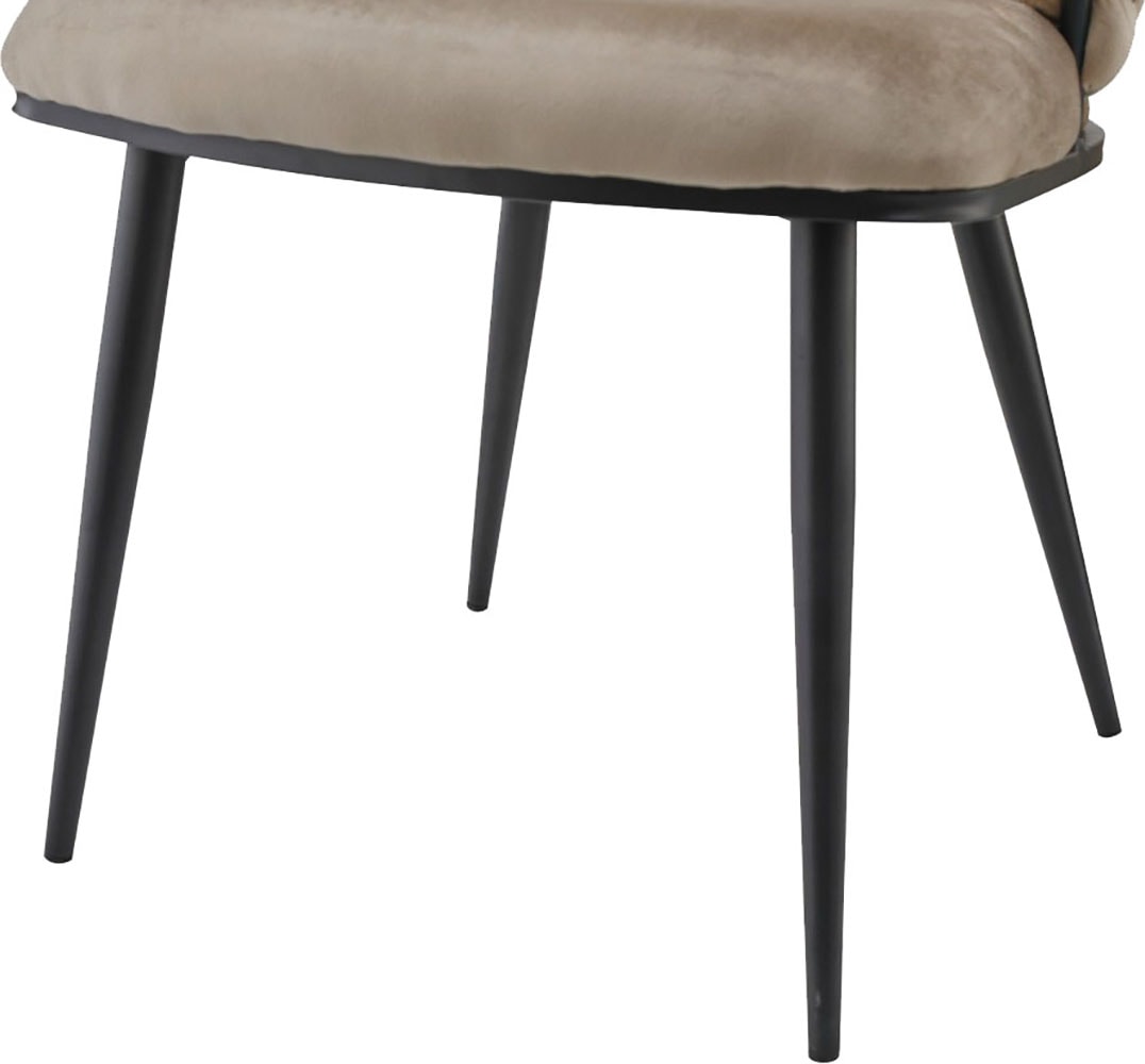Kayoom Polsterstuhl »Stuhl Finesse 125 2er-Set, TOPSELLER! Flechtverarbeitung am Rücken«, (Set), 2 St., 2-er Set, angesagter Flechtoptik, bequem und stabil