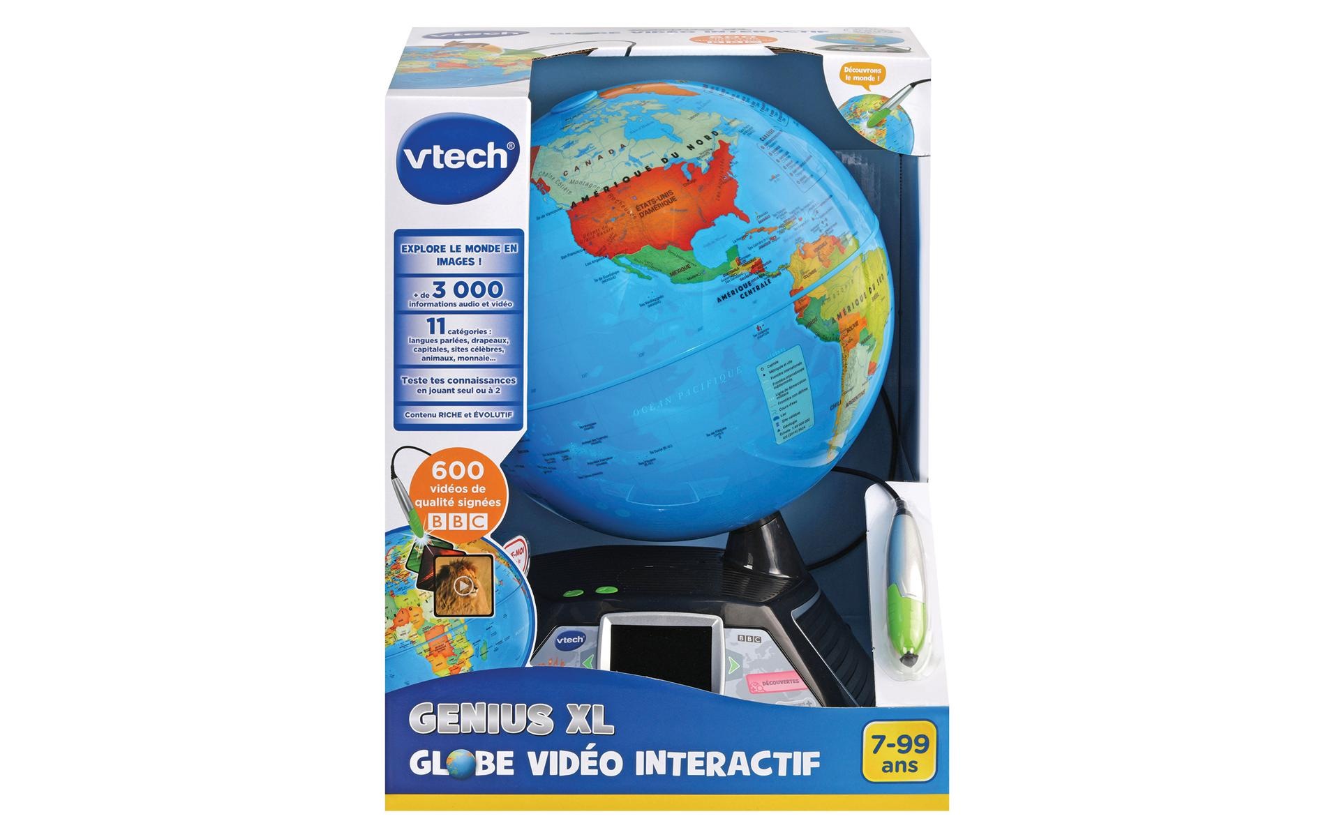 Vtech® Globe terrestre »Genius XL Globe Interaktiv, Video, Französisch«