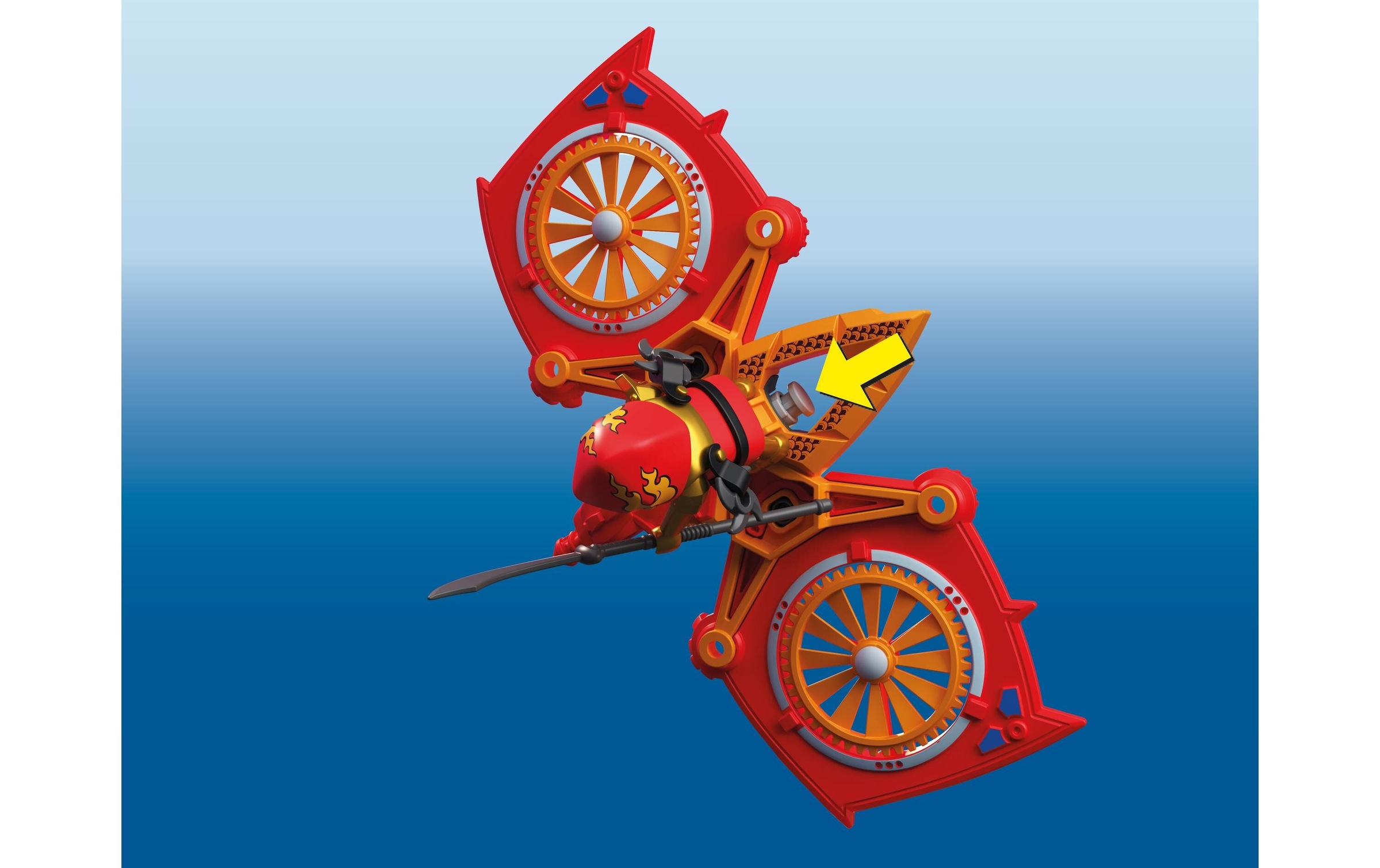 Playmobil® Konstruktions-Spielset »Helden-Drohne gegen bösen Ninja (71833), Heroes« Made in Europe