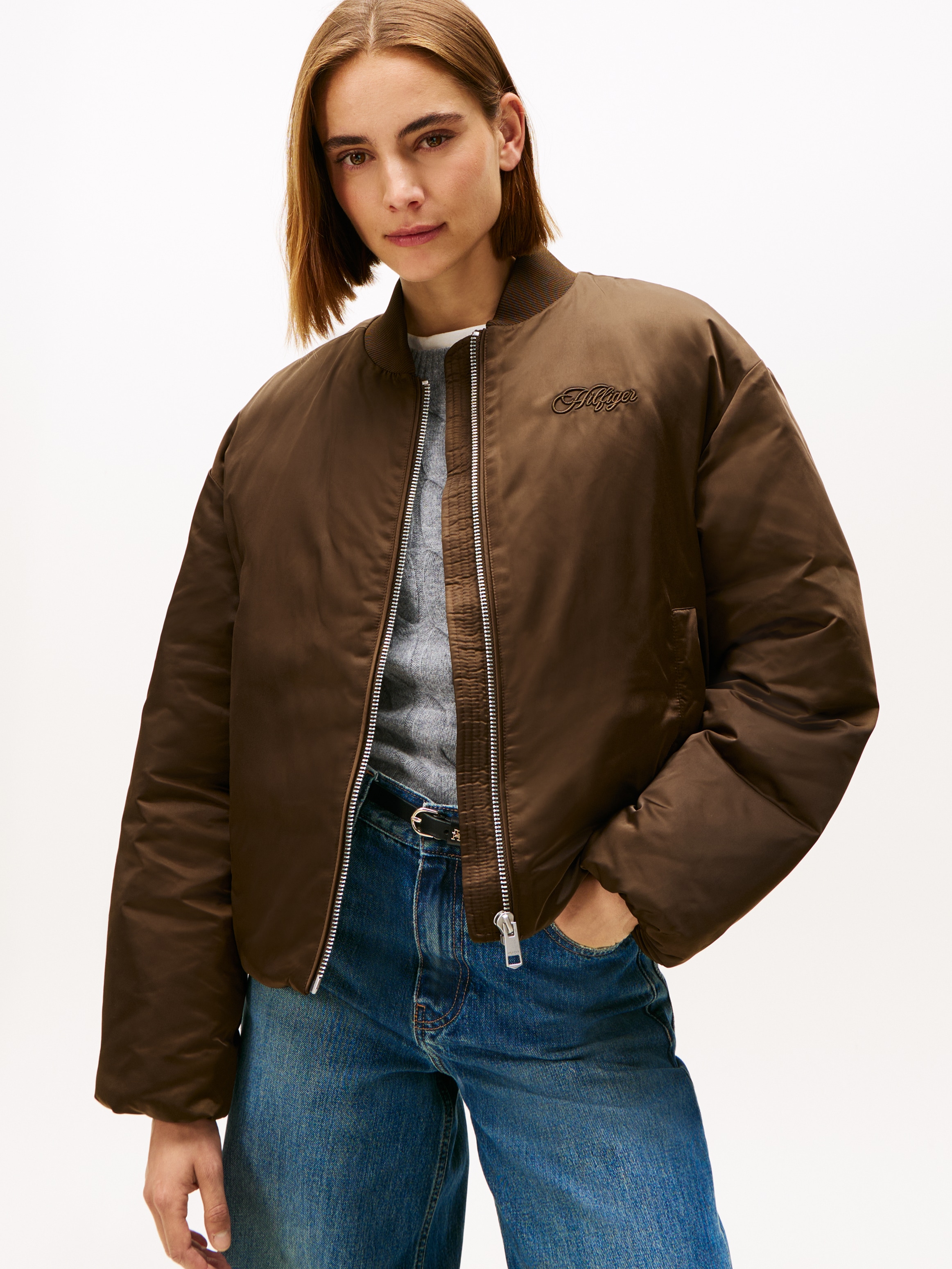 Image of Tommy Hilfiger Bomberjacke "SATEEN PADDED RLX BOMBER"
