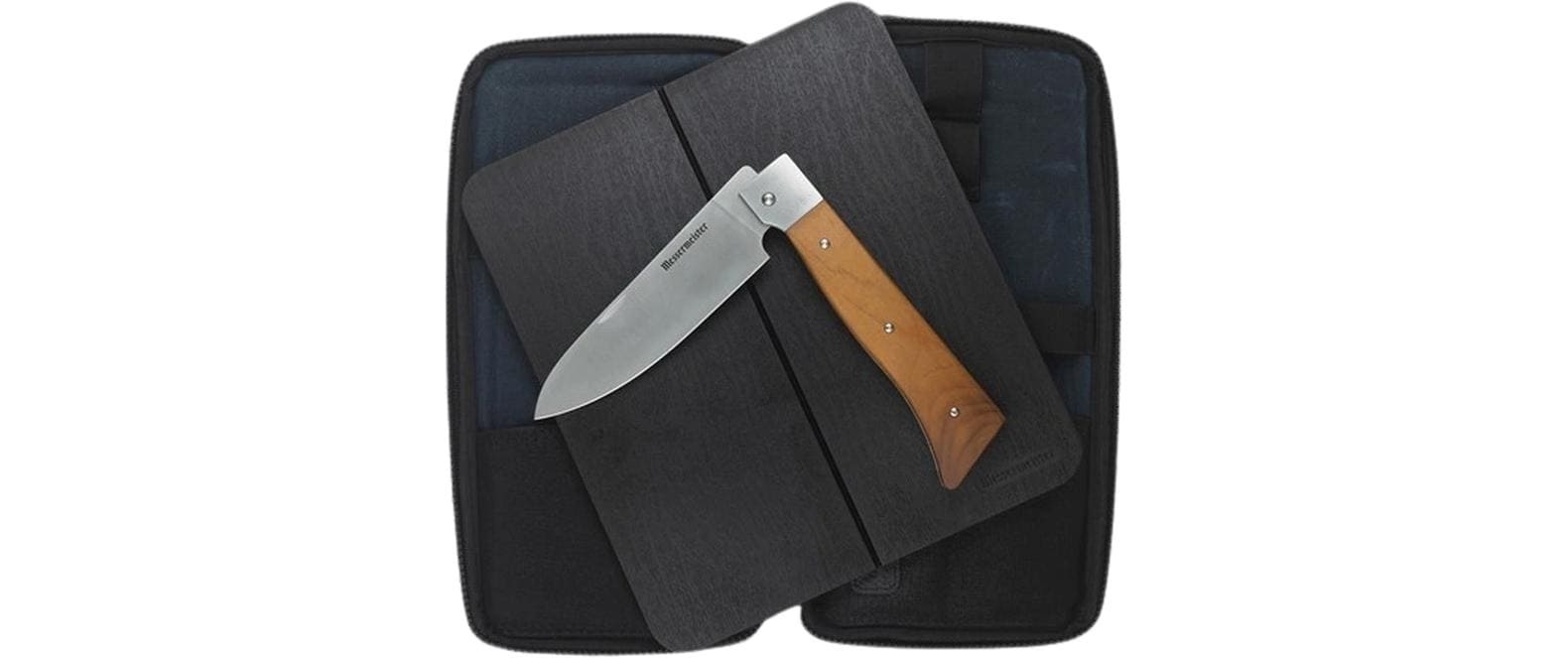 Kochmesser »Messermeister Adventure Chef 3-teilig, Braun/Silber«, (1 tlg.)