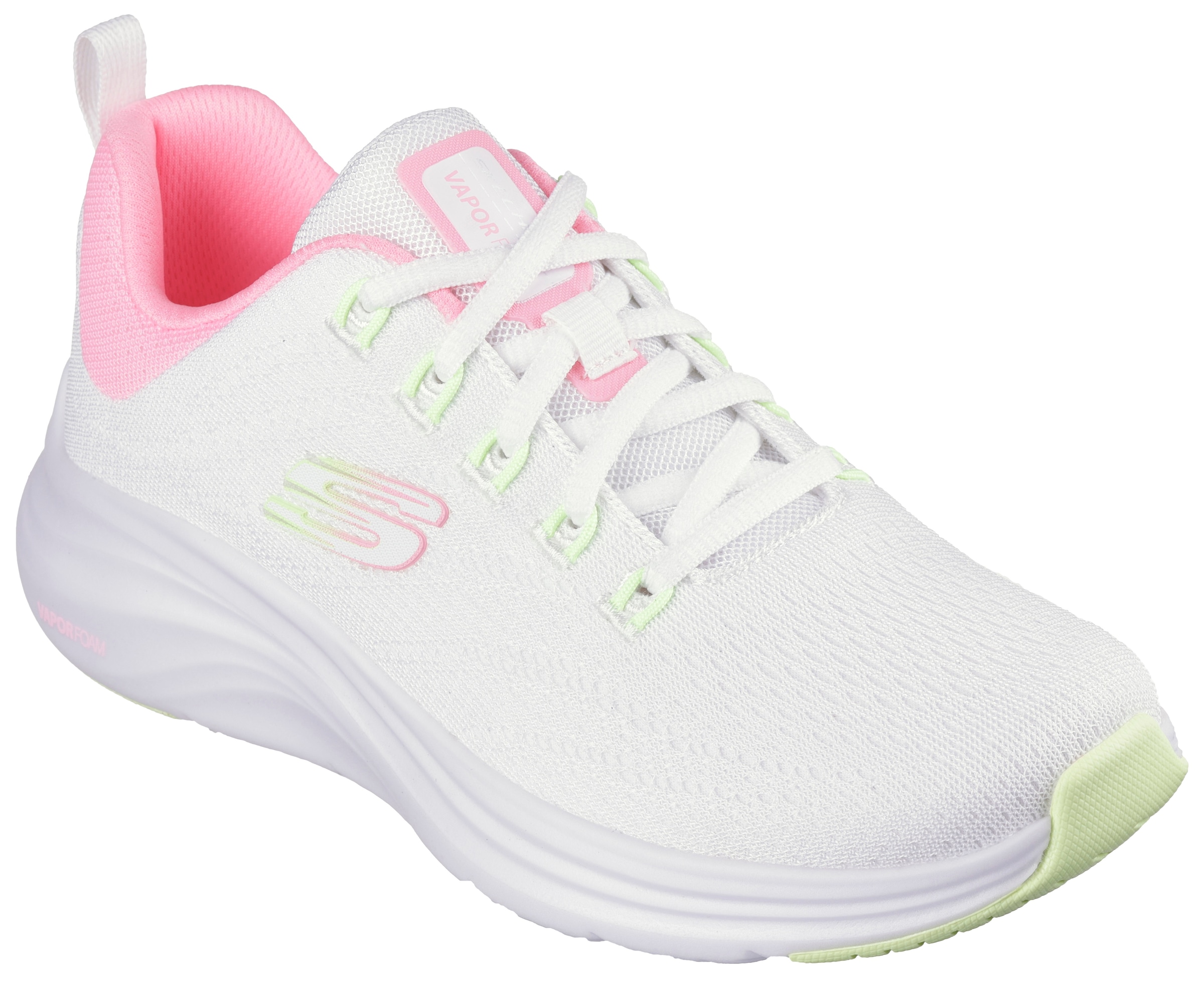 Skechers Keilsneaker »VAPOR FOAM«, mit farbigen Akzenten, Freizeitschuh, Halbschuh, Schnürschuh