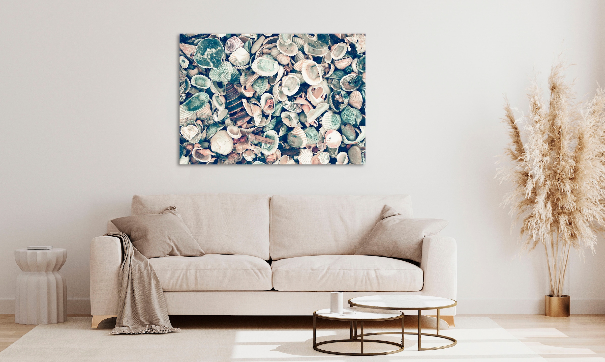 Image of queence Acrylglasbild "Etumu" Foto Spa Spa Bilder Stein Strand 1 Stk. tlg. Fine Art-Print in Galeriequalität