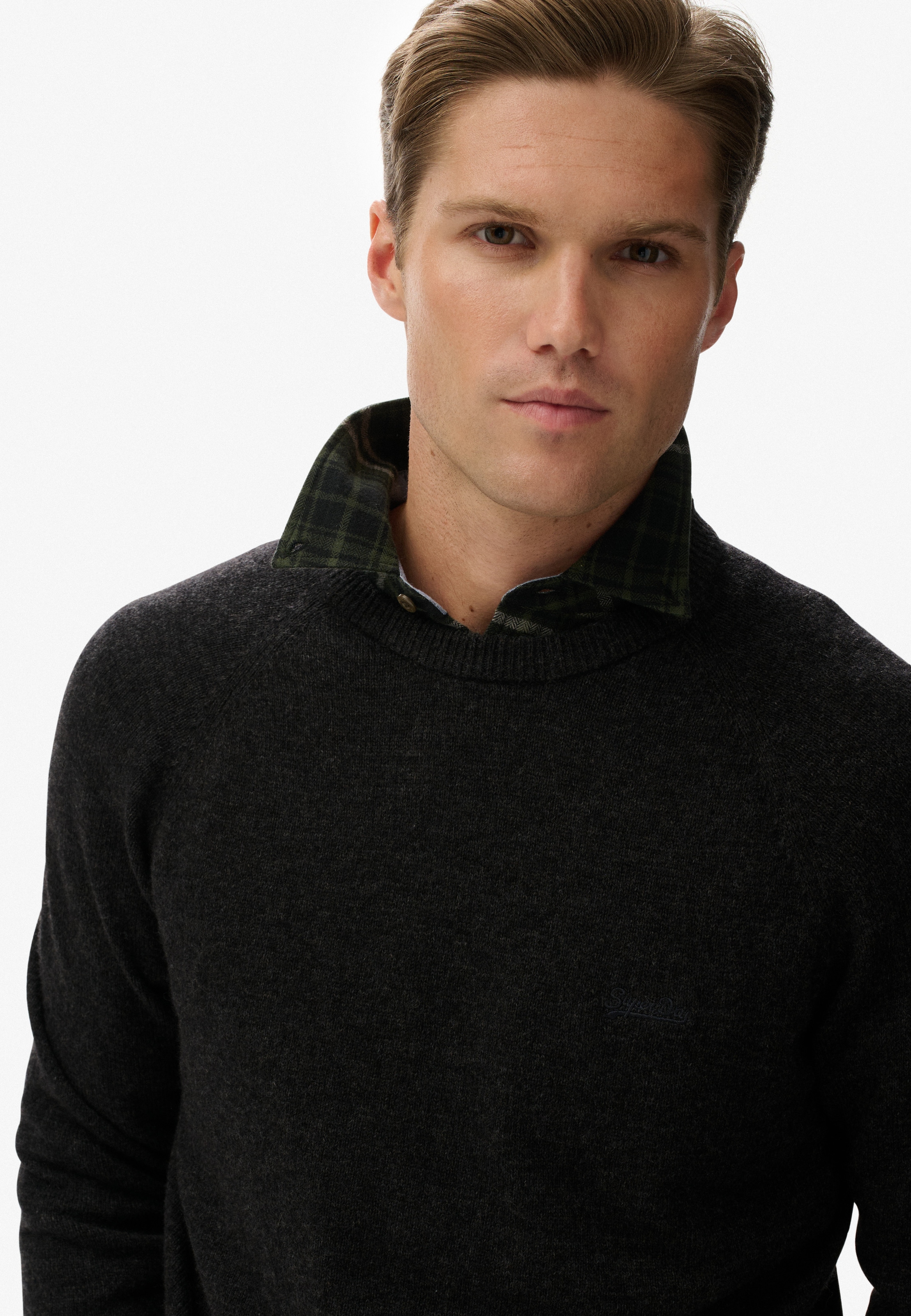 Superdry Strickpullover »WOOL BLEND JUMPER«
