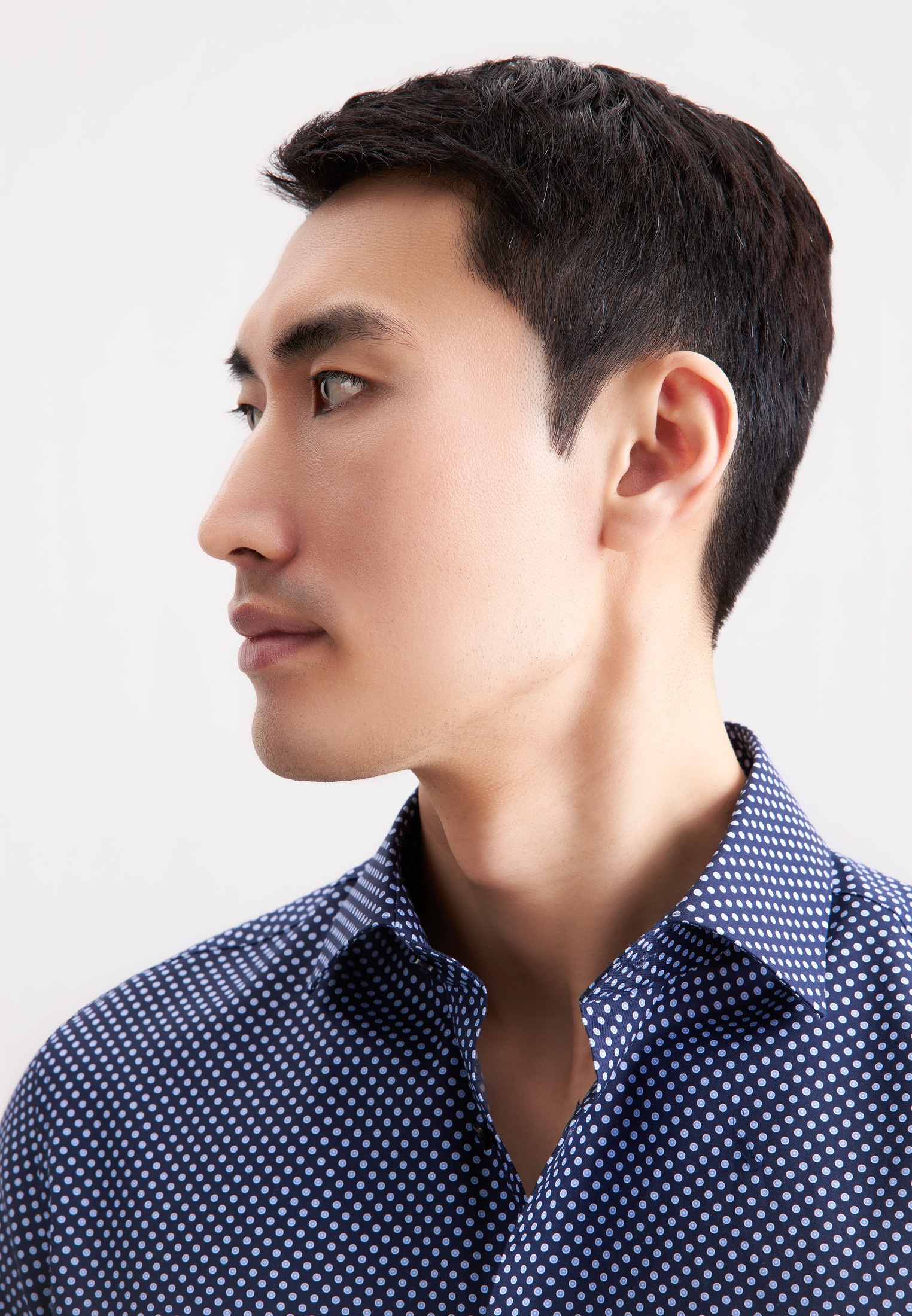 seidensticker Businesshemd »Schwarze Rose« Slim 1/1 Kentkragen Druck