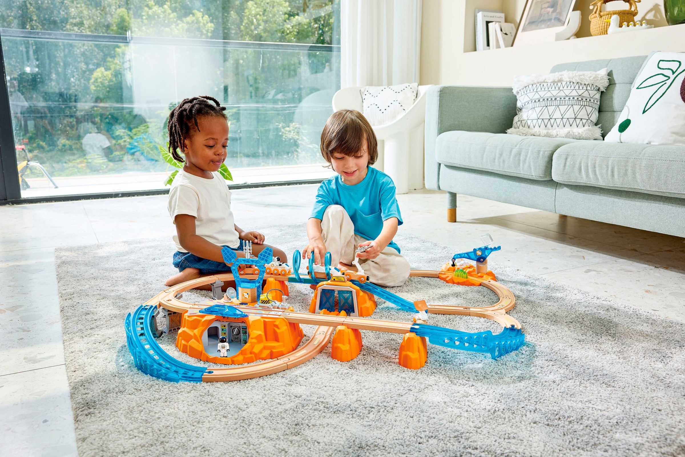 Hape Train jouet »Zugset - Mars-Erkundung« mit Licht und Sound