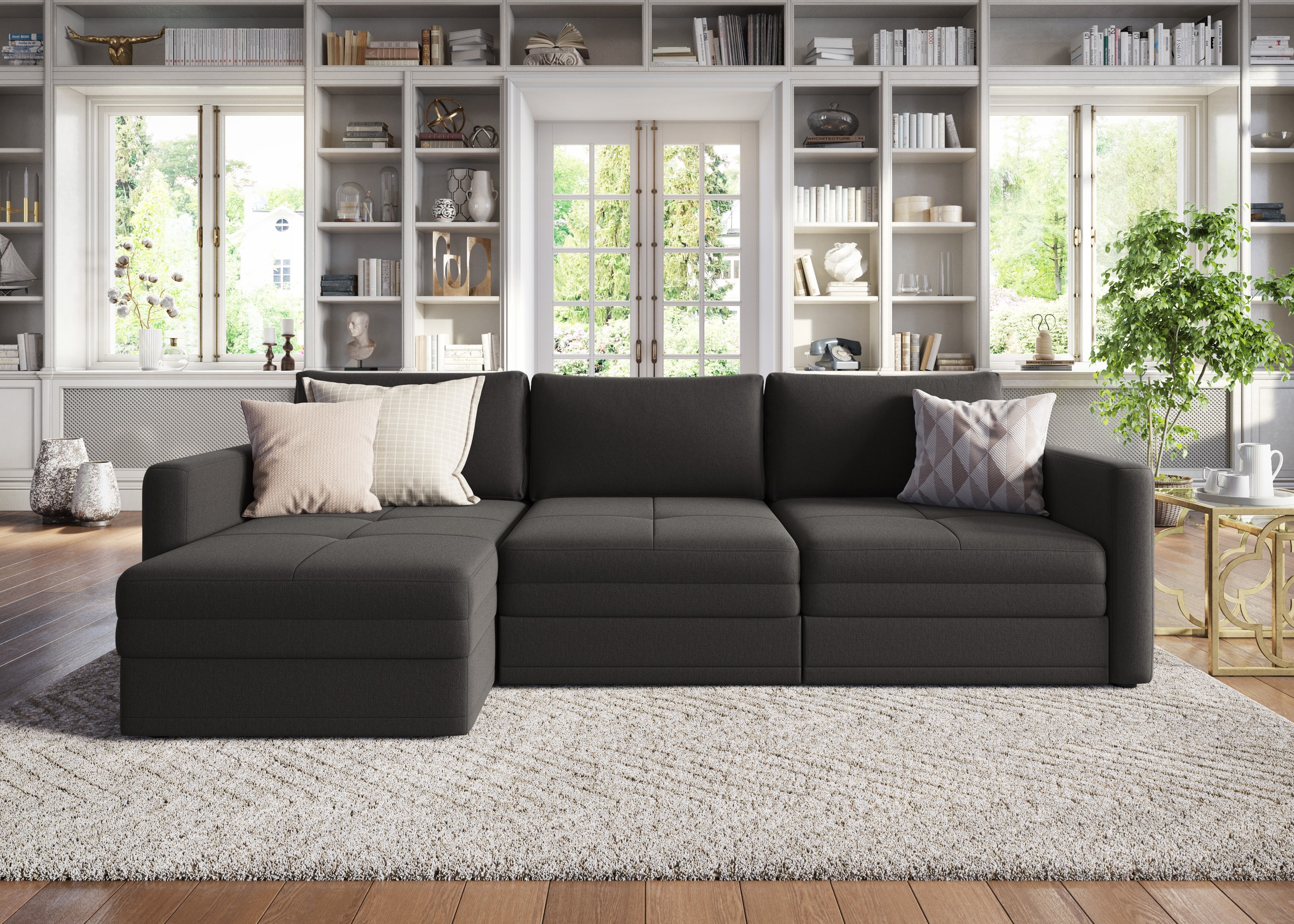 Image of sit&more Ecksofa, inklusive Bettfunktion (im mittleren Element) bei Ackermann Versand Schweiz