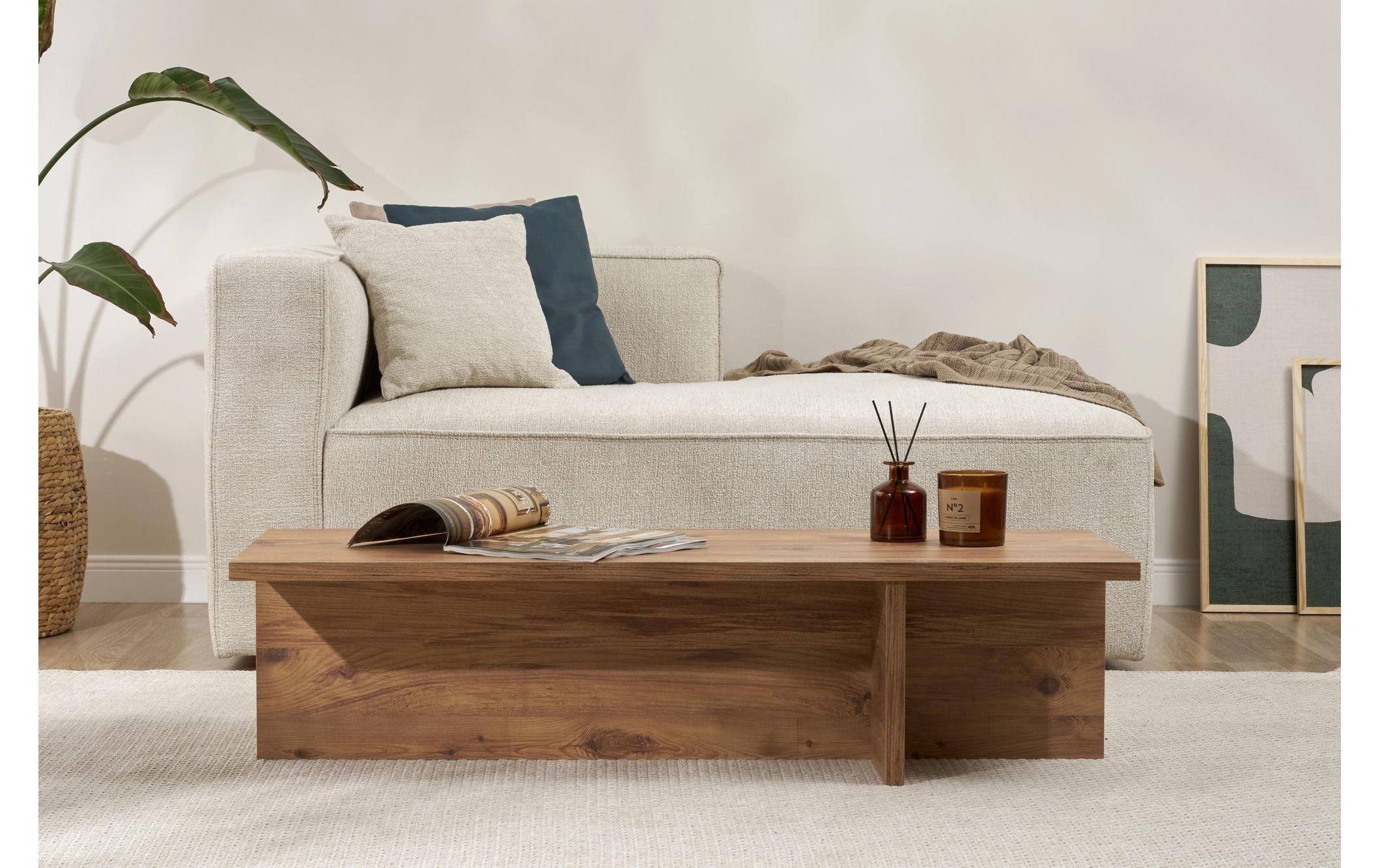 WOODY FASHION Couchtisch »Harbor 120 x 30 cm« Melaminbeschichteter Wohnzimmertisch