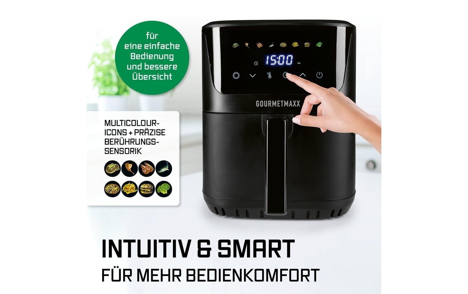 GOURMETmaxx Heissluftfritteuse »6,5 l« 1600 W