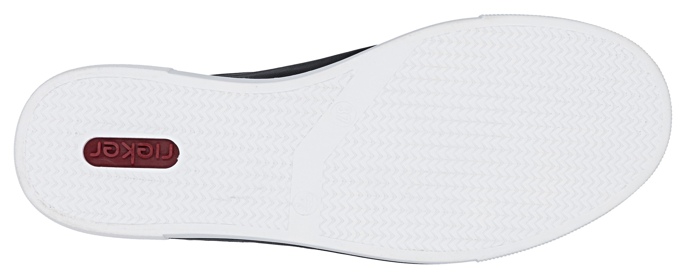 Rieker Baskets à plateforme  mit Metallic-Fersenkappe, Freizeitschuh, Halbschuh, Schnürschuh