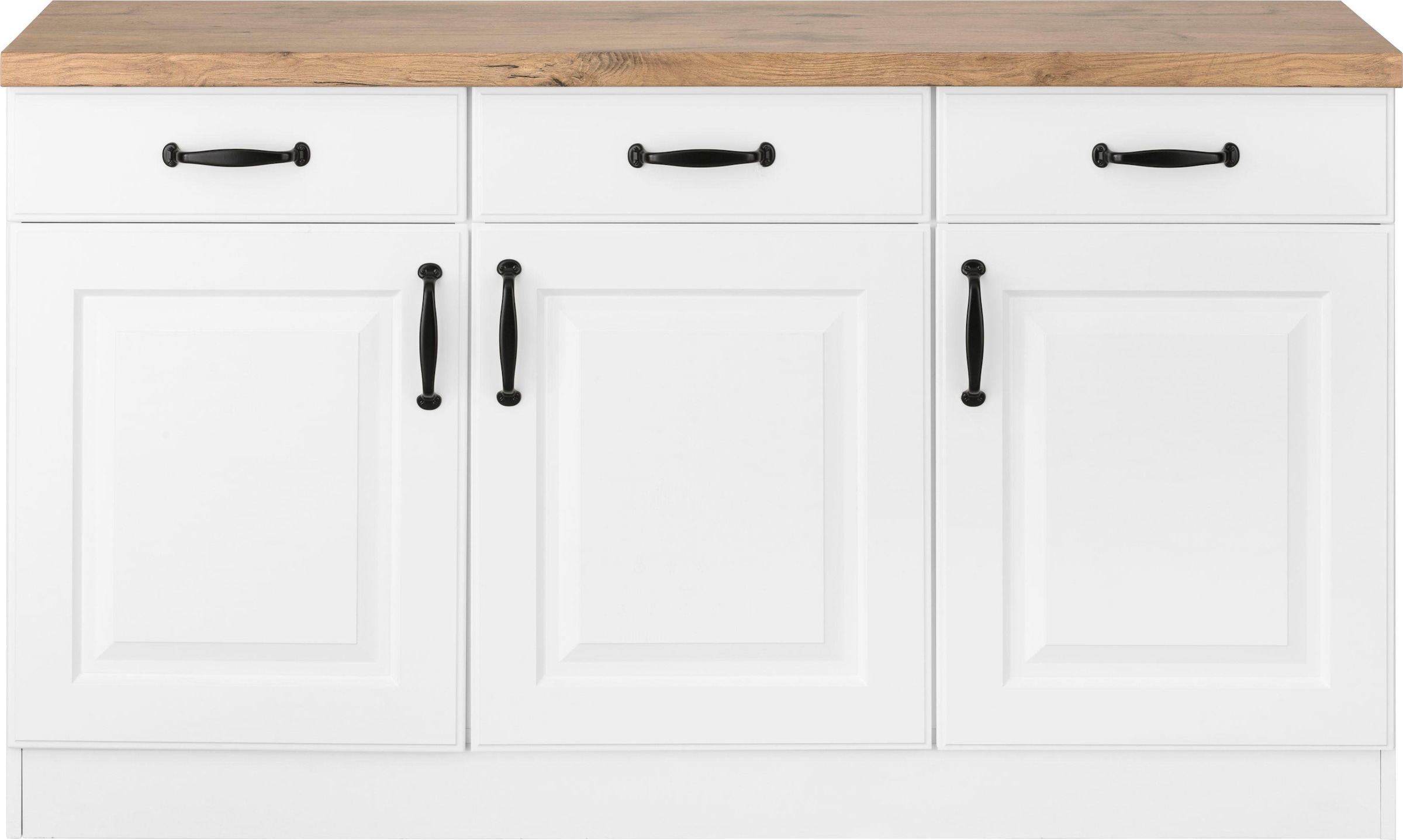 wiho Küchen Unterschrank »Erla«, 150 cm breit mit Kassettenfront