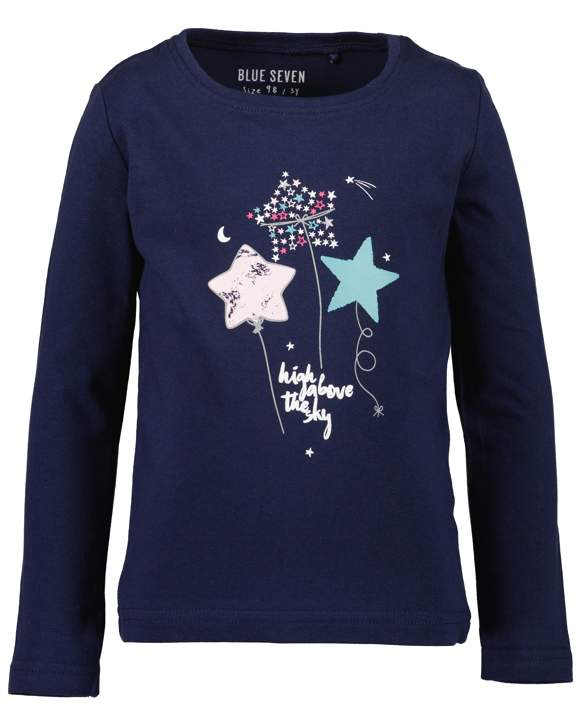 Blue Seven Langarmshirt, (Packung, 2 tlg.), mit tollen Frontmotiven