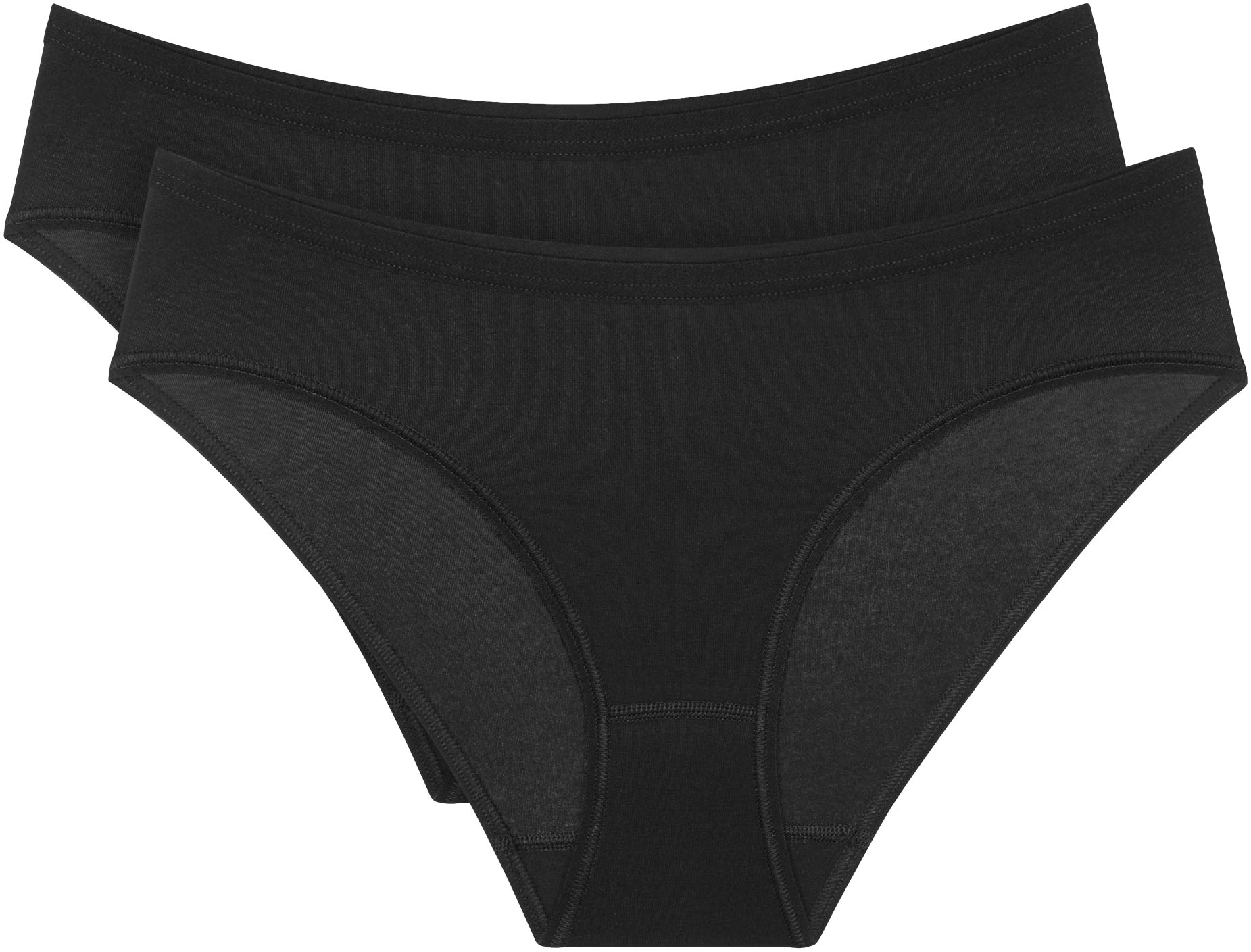 Triumph Tai-Slip »Sense Of Cotton«, (2er Pack), weich, ohne Seitennaht, elastisch