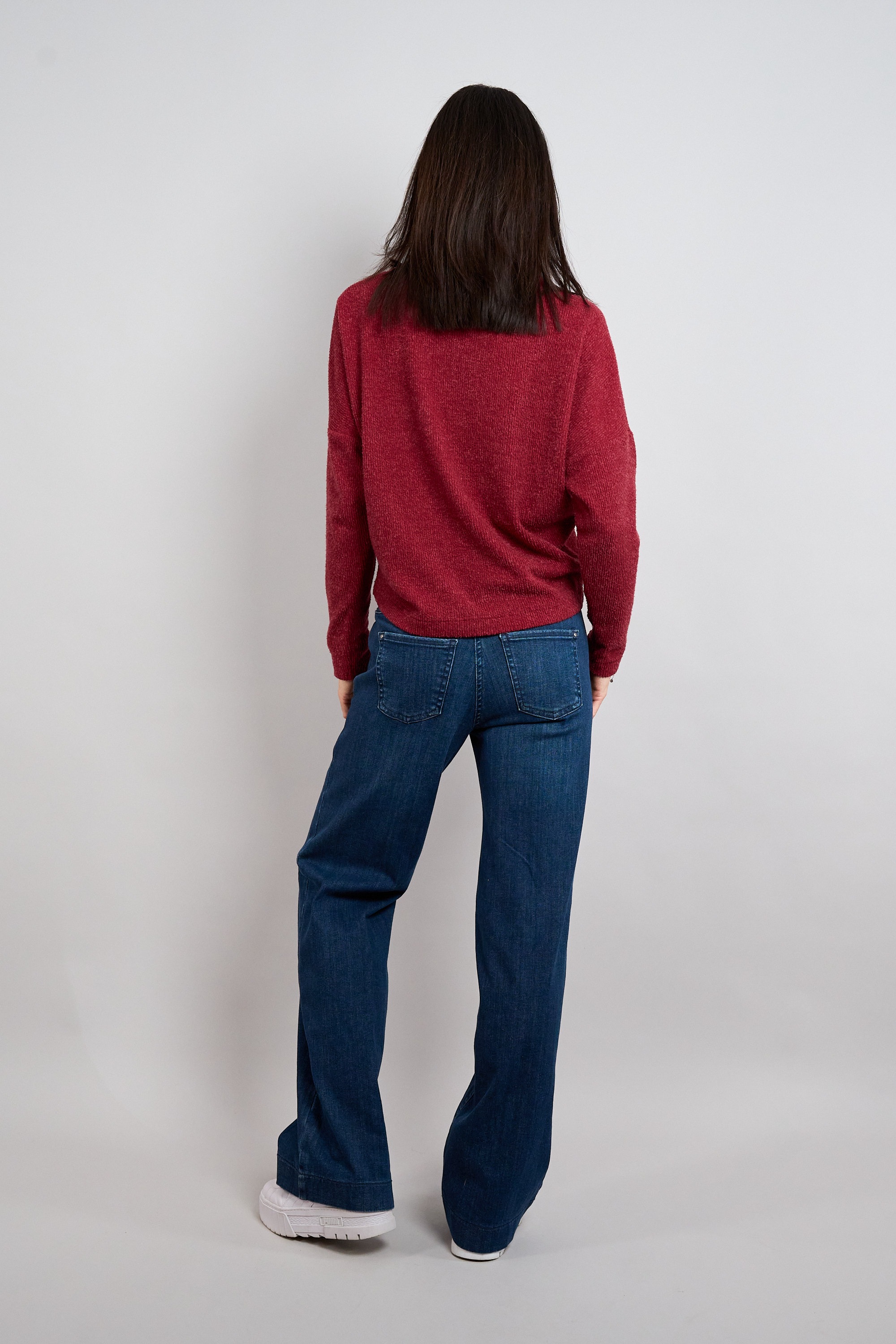 Seidel Moden Strickpullover mit Rundhals und Stretch - MADE IN GERMANY