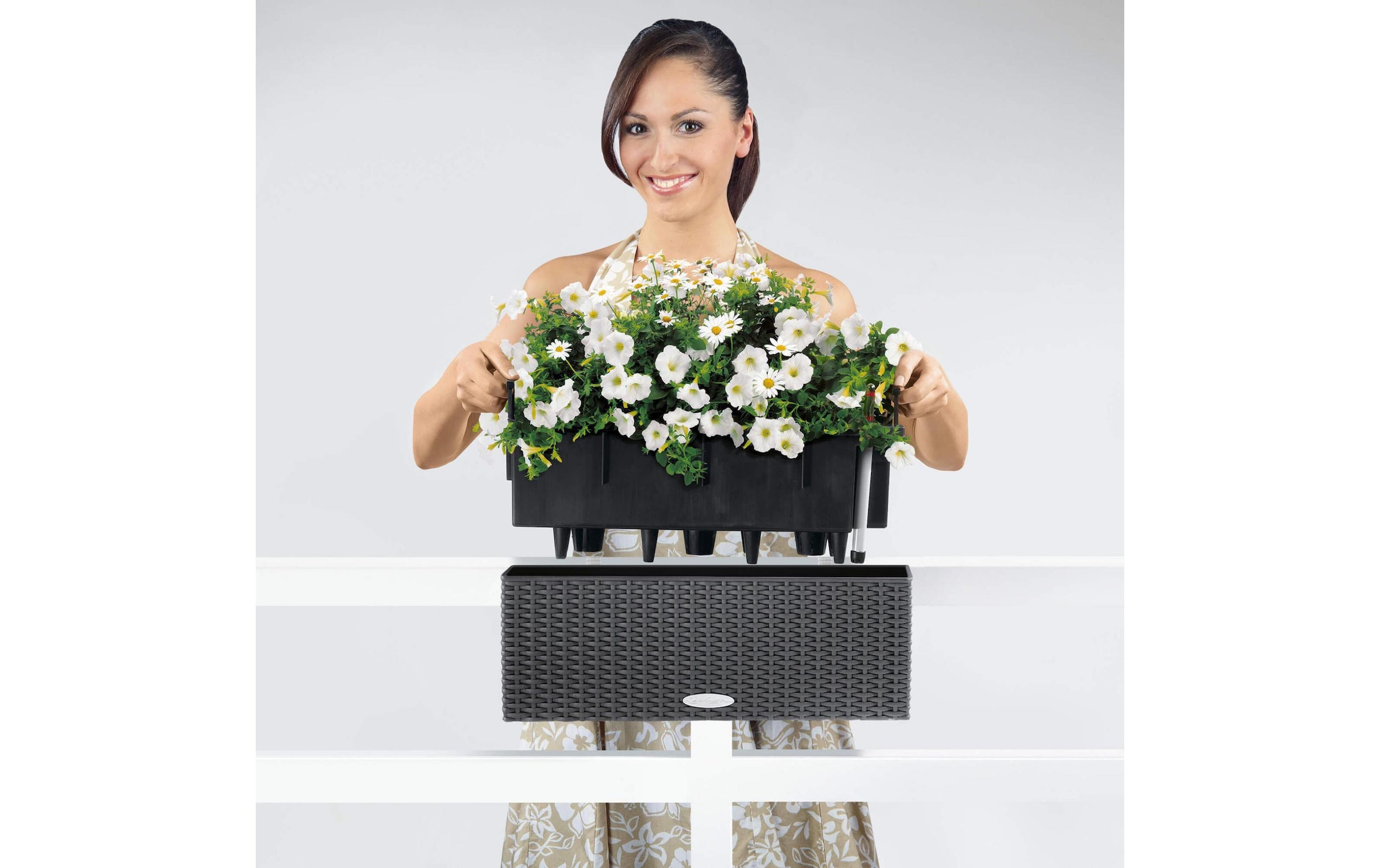   Pot de fleurs »Lechuza Balconera Cottage 50 Braun«