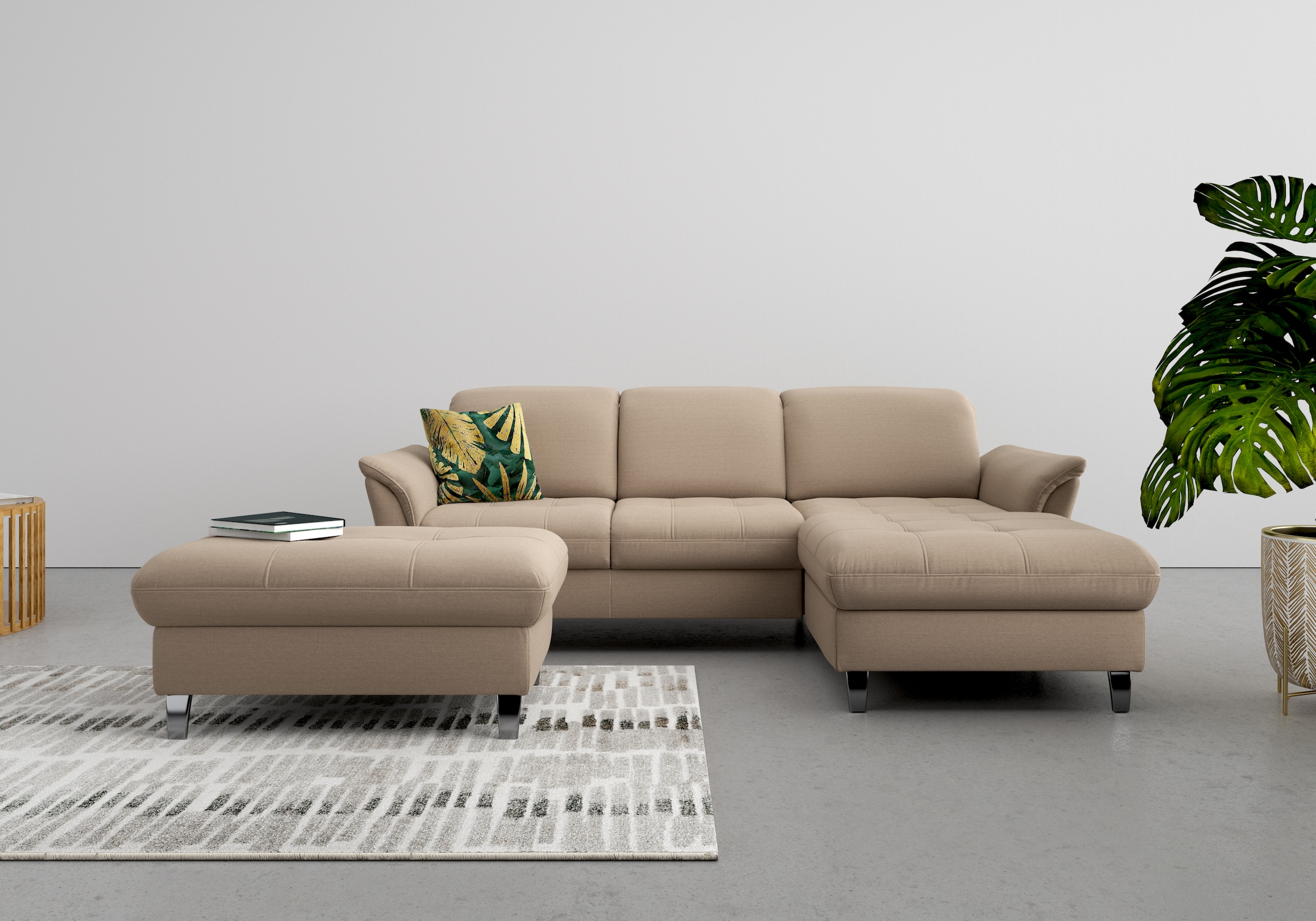 sit&more Tabouret de rangement »Maggiore« mit Stauraum und modernen Metallbeinen