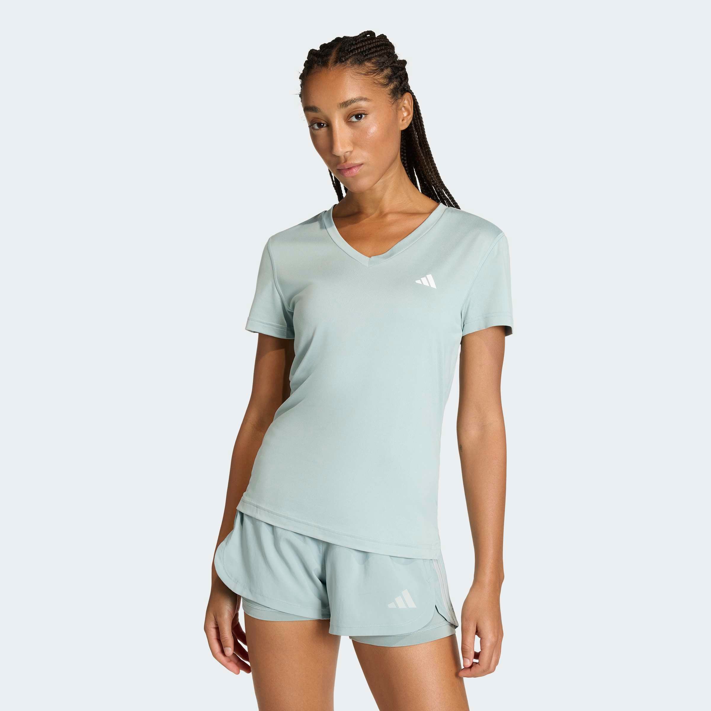 Image of adidas Performance T-Shirt "WE MIN V NK TEE"