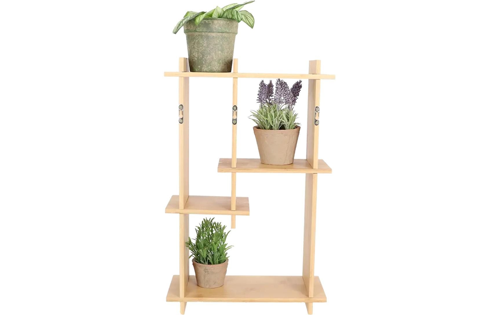 Image of esschert design Blumenständer "Vertikal M Bambus 35 x 15 x 55 cm" Indoor