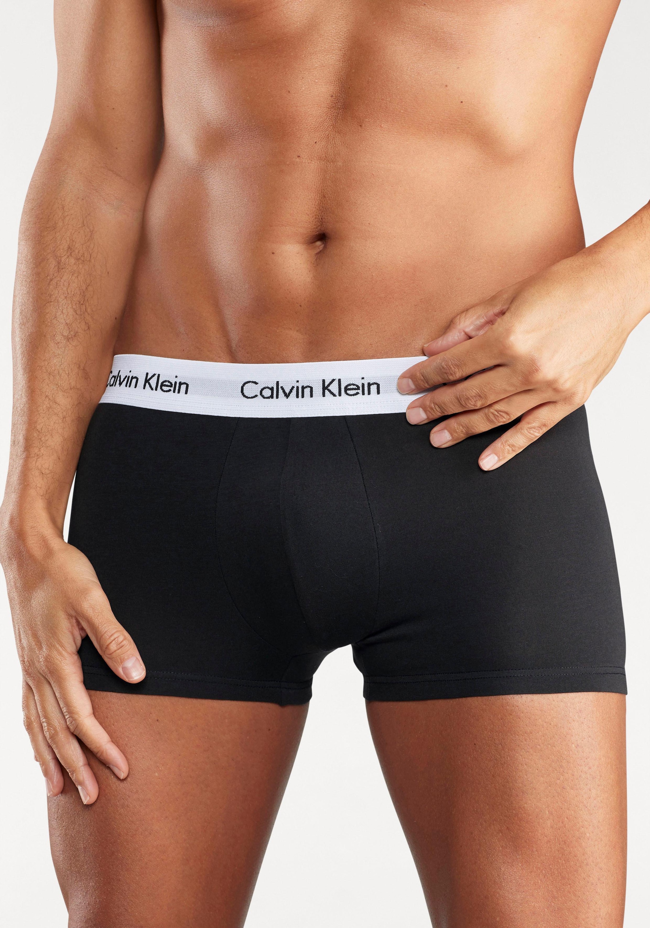 Calvin Klein Underwear Boxer »Hipster 3 PACK«, (3 St.), mit weissem Webbund