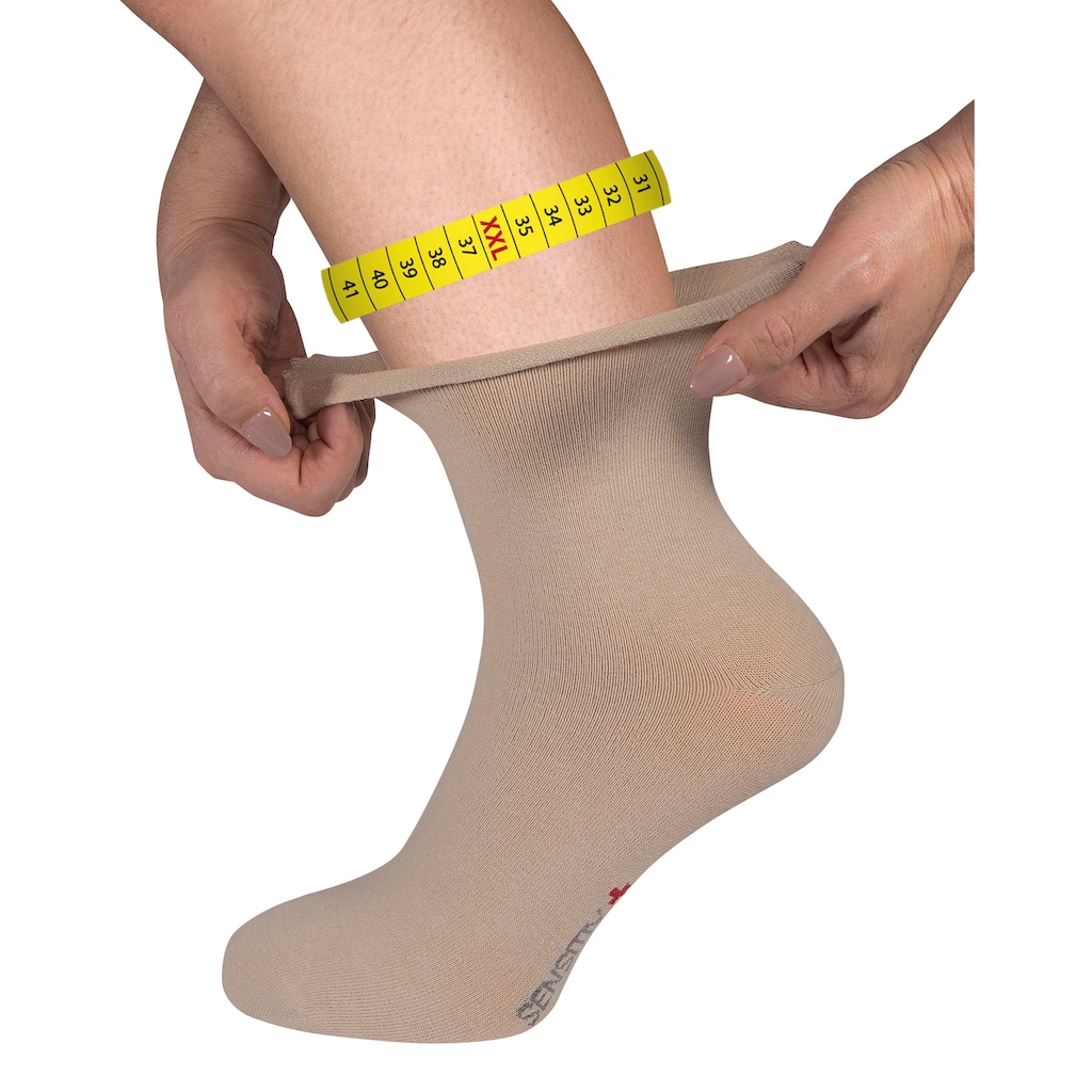 Fussgut Gesundheitssocken »Sensitiv Elegant Socken XXL«, (1 Paar)