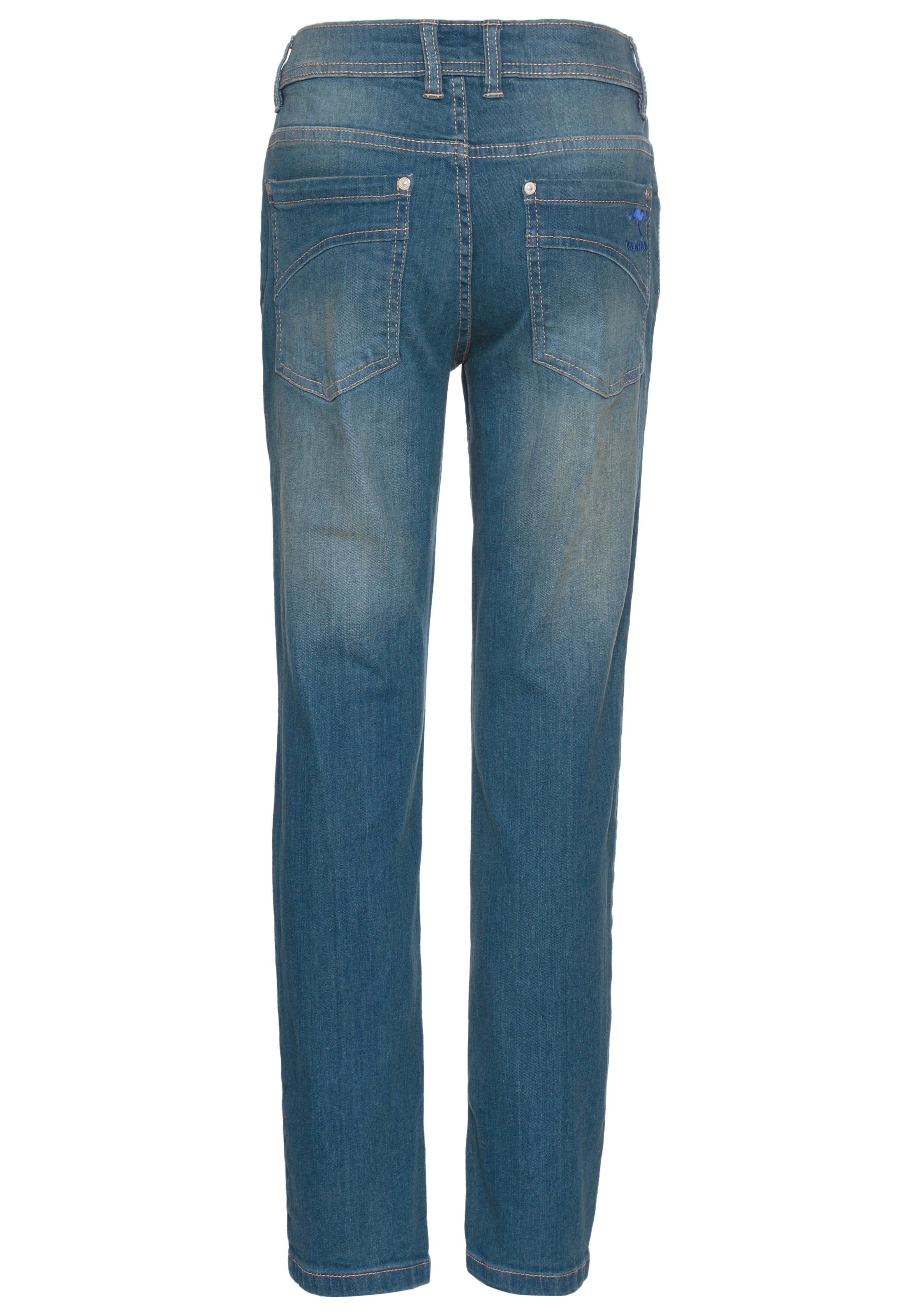 KangaROOS Stretch-Jeans », regular fit mit geradem Beinverlauf«, mit Logo-Stickerei hinten