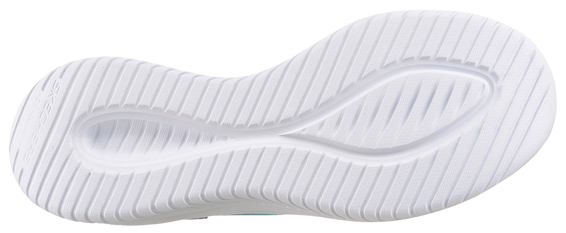Skechers Baskets slip-on »ULTRA FLEX 3.0«  Schlupfschuh mit kleinem Keilabsatz, Grössenschablone zum Download
