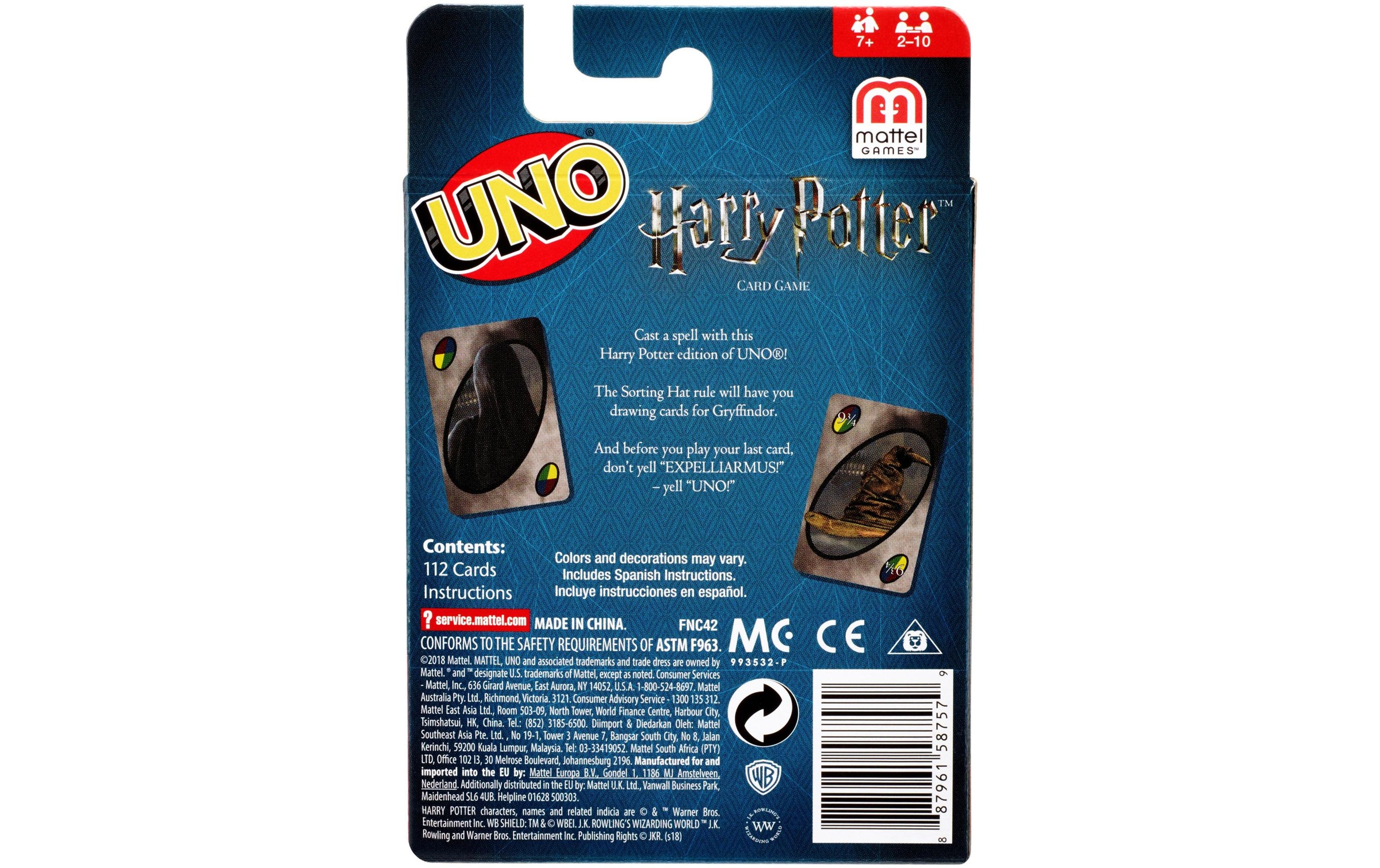Mattel games Spiel »UNO Harry Potter«