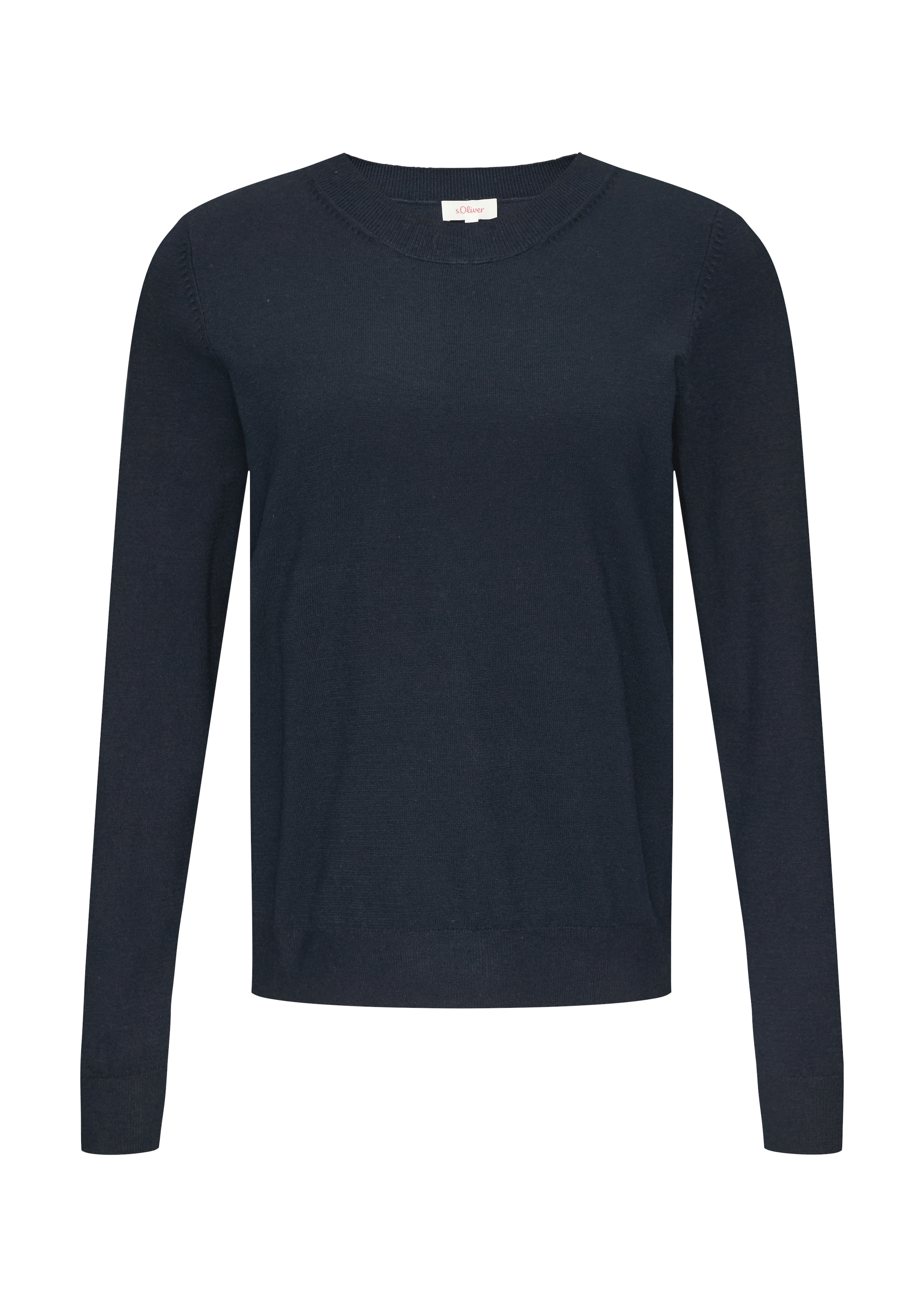 s.Oliver Pull en tricot mit Stehkragen