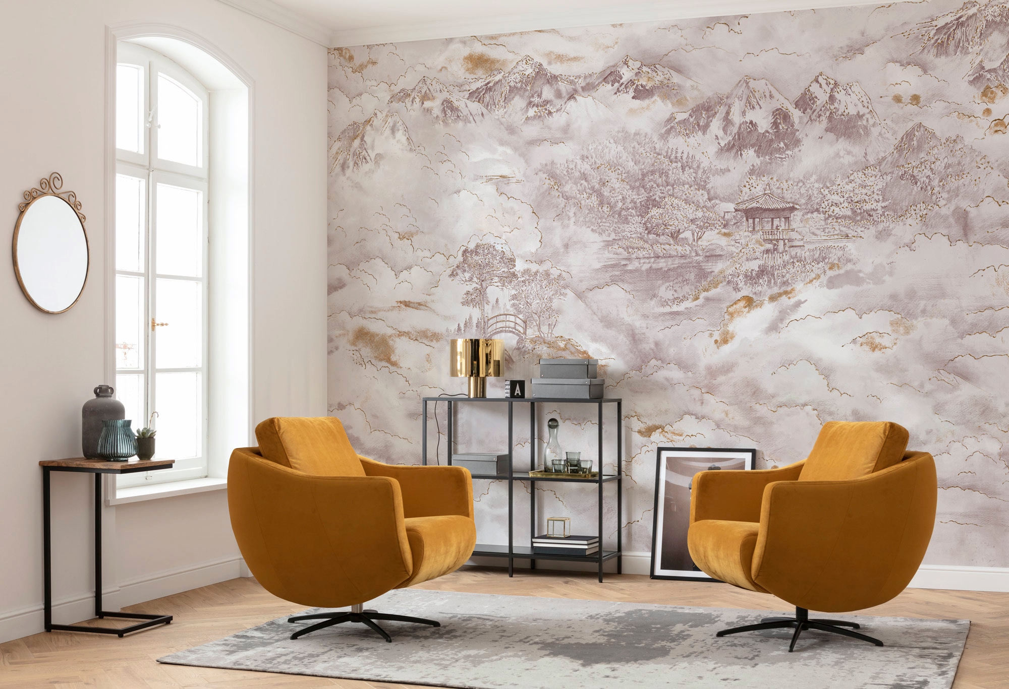 Komar Papier peint intissé »Digitaldruck Vlies -  Kingdom - Grösse 400 x 280 cm« imprimé Wohnzimmer, Schlafzimmer