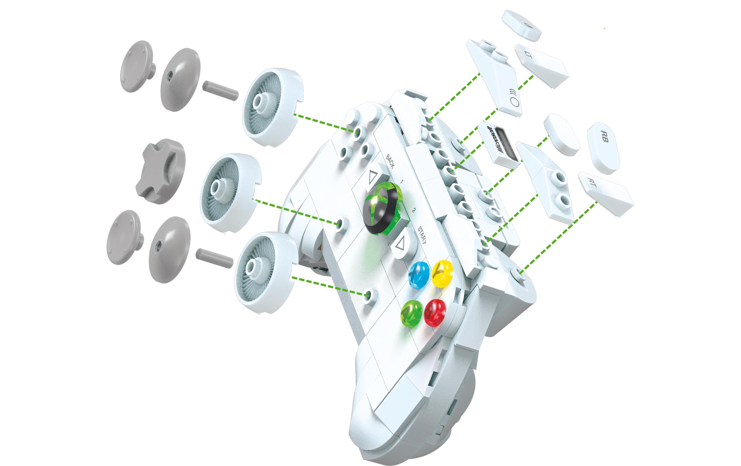 MEGA Spielbausteine »Collector XBOX 360 Konsole«, (1342 St.)