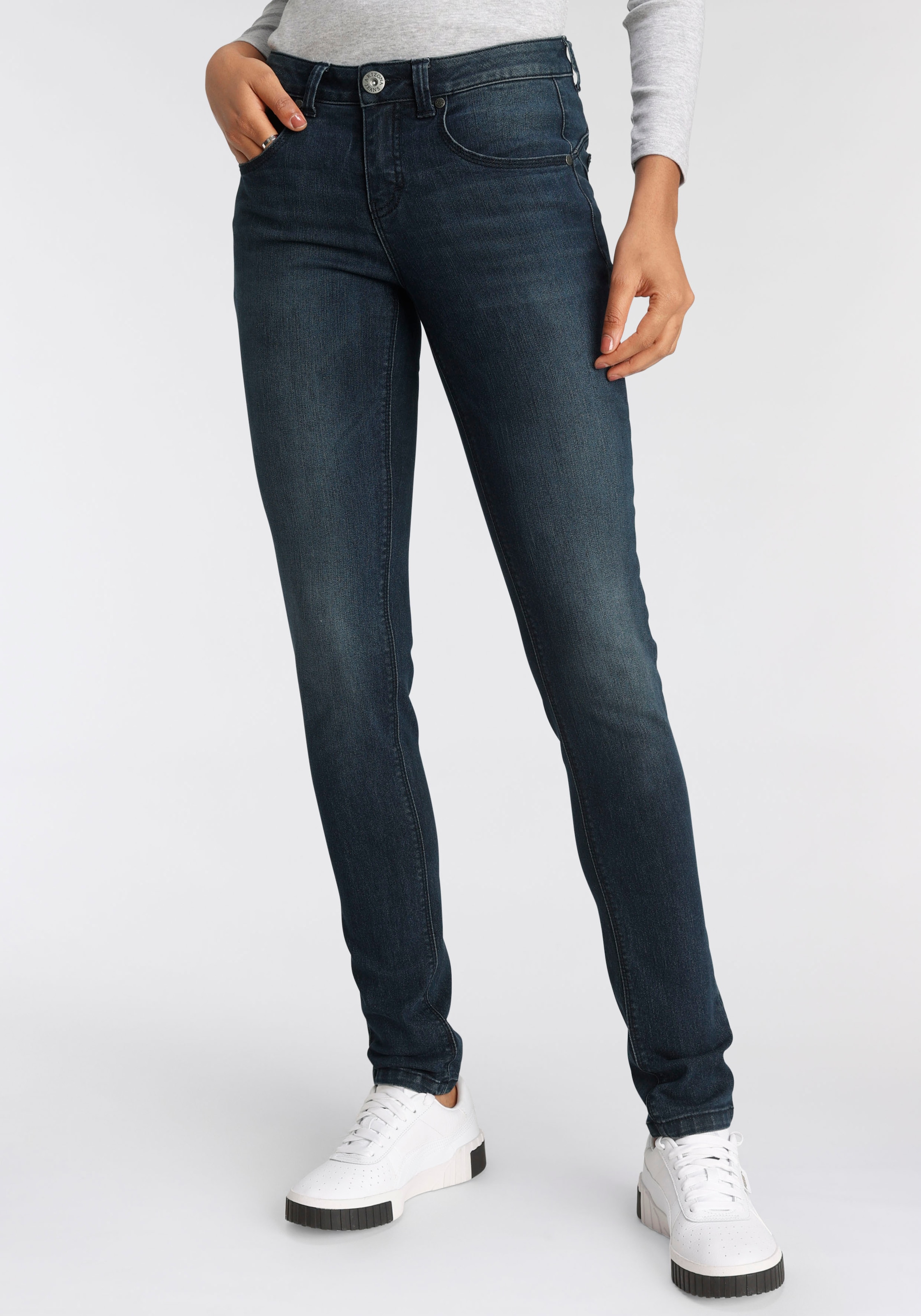 Arizona Skinny-fit-Jeans »Shaping«, Mid Waist