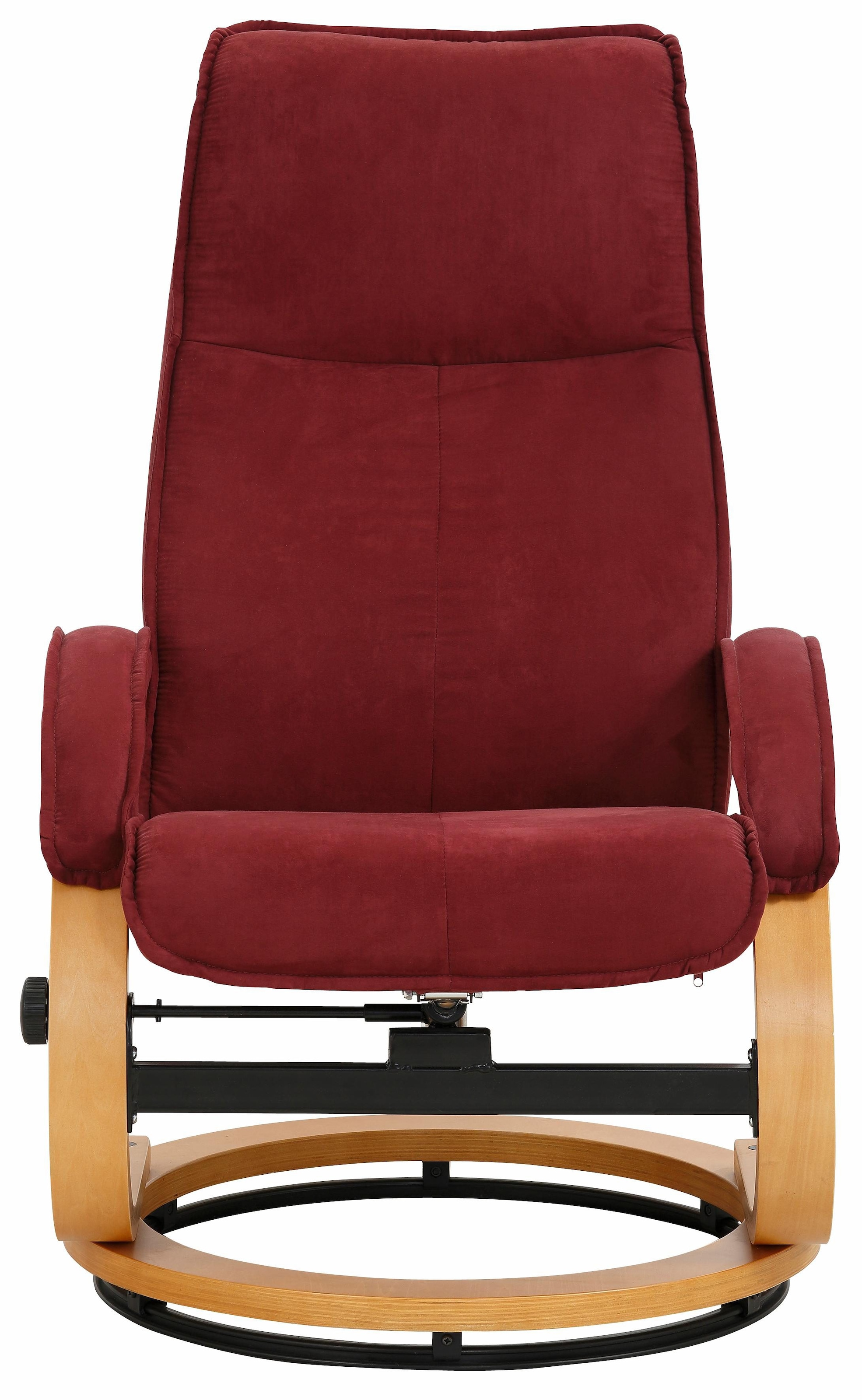 Home affaire Relaxsessel »Paris, TV-Sessel mit Hocker und manueller Liegefunktion«, (Set, 2 St., bestehend aus Sessel und Hocker), Dreh- und Kippfunktion