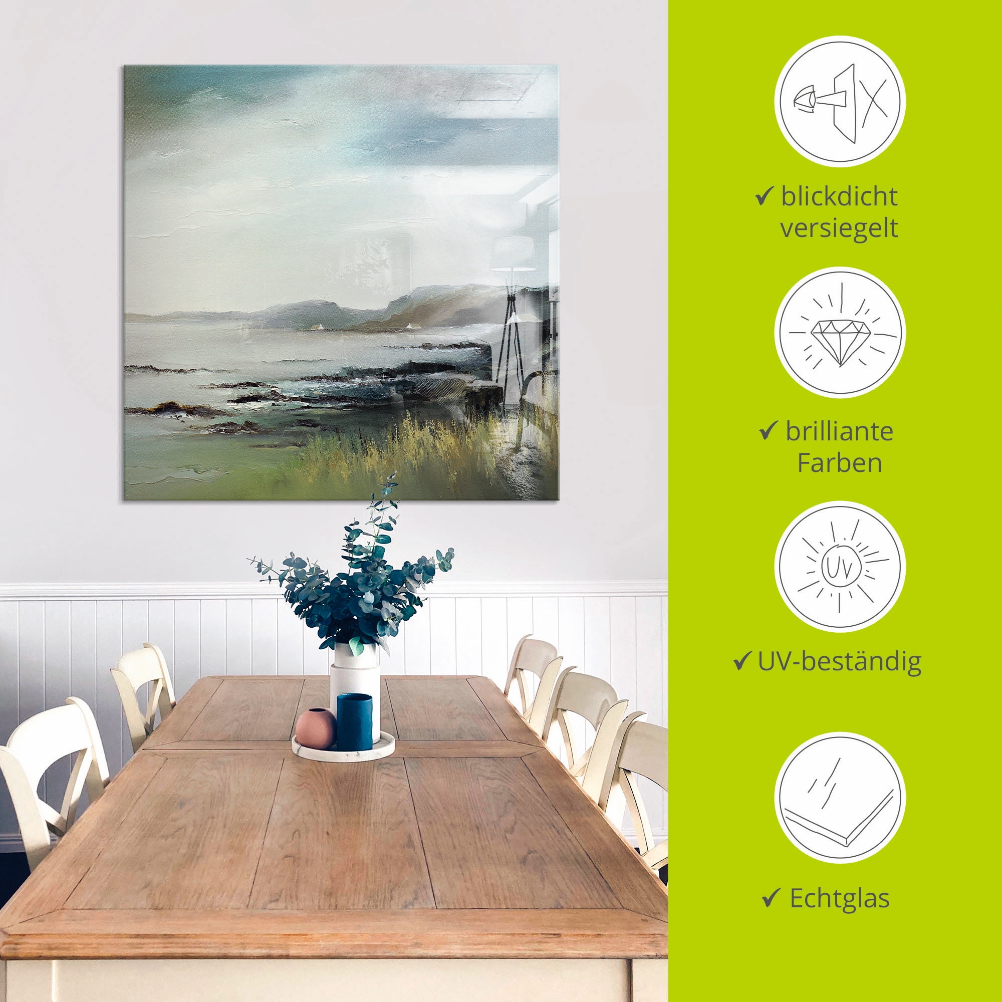 Artland Tableau en verre »See« 1 cuis tlg. in verschiedenen Grössen