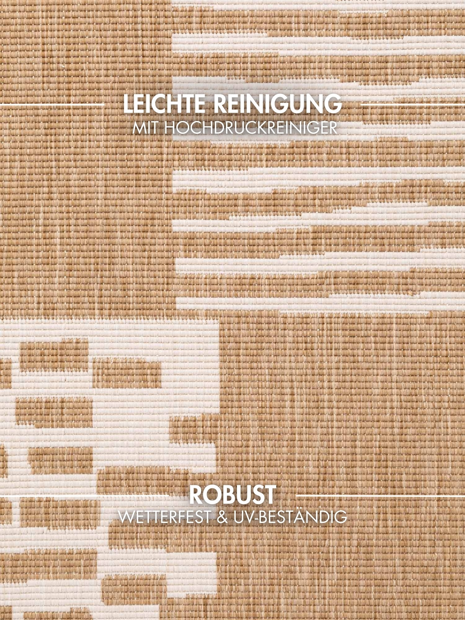 Ted Baker Teppich »Acacia , Wendeteppich« rechteckig 8 mm Höhe Designteppich, Wetterfest, Pflegeleicht, Modern, Wohnzimmer, Terrasse