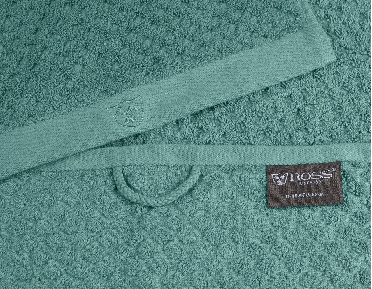 ROSS Handtücher "Harmony" 100 % Baumwolle, Hoch Tief Struktur, viele Farben