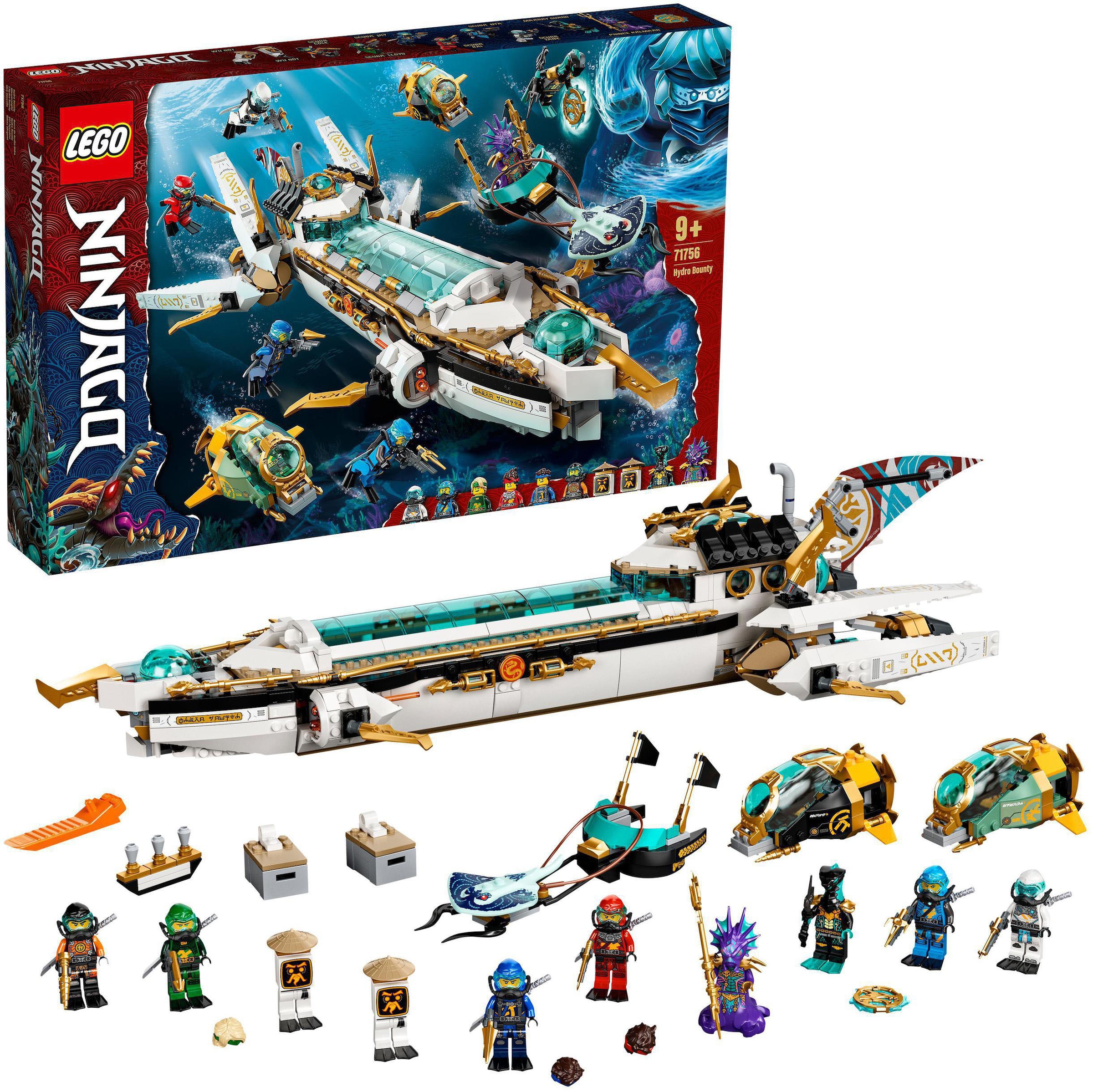 Image of LEGO® Konstruktionsspielsteine »Wassersegler (71756), LEGO® NINJAGO®«, (1159 St.), Made in Europe bei Ackermann Versand Schweiz