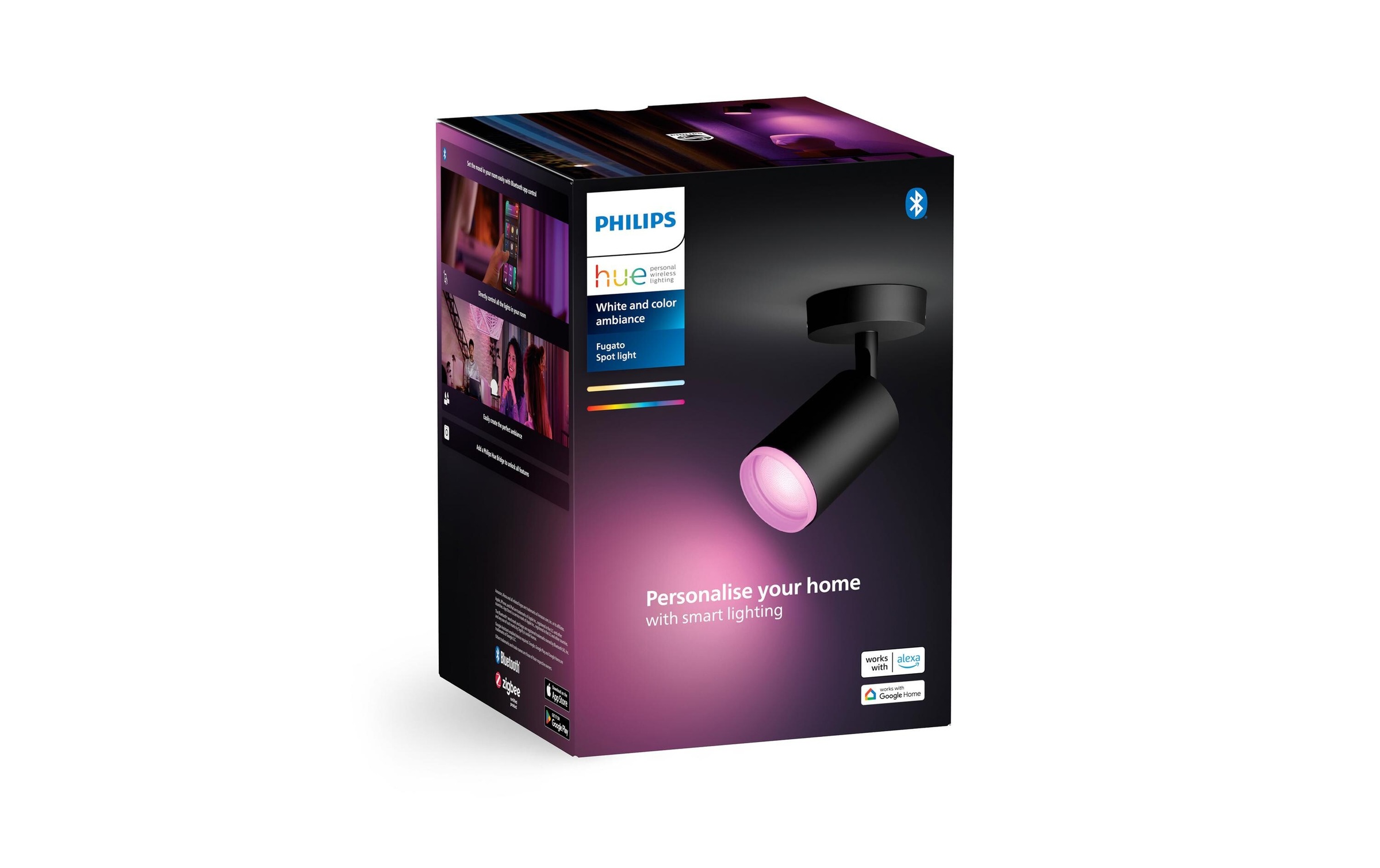 Philips Hue LED Deckenleuchte »Fugato 1er-Spot«, Leuchtmittel GU10 | LED wechselbar