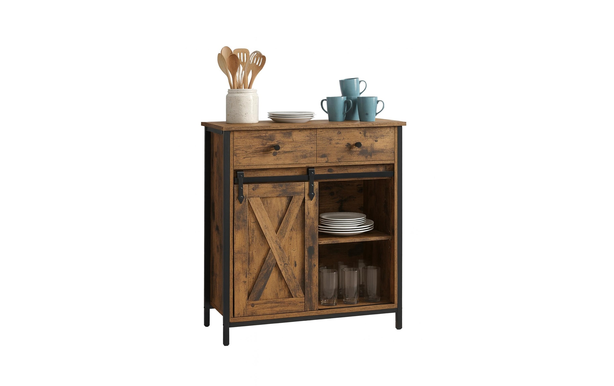 Image of relaxdays Sideboard "80 x 70 x 30 cm"