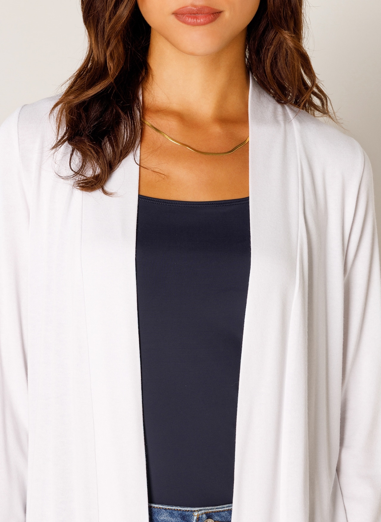 Base Level Strickjacke »Yayla« In elastischem Feinstrick