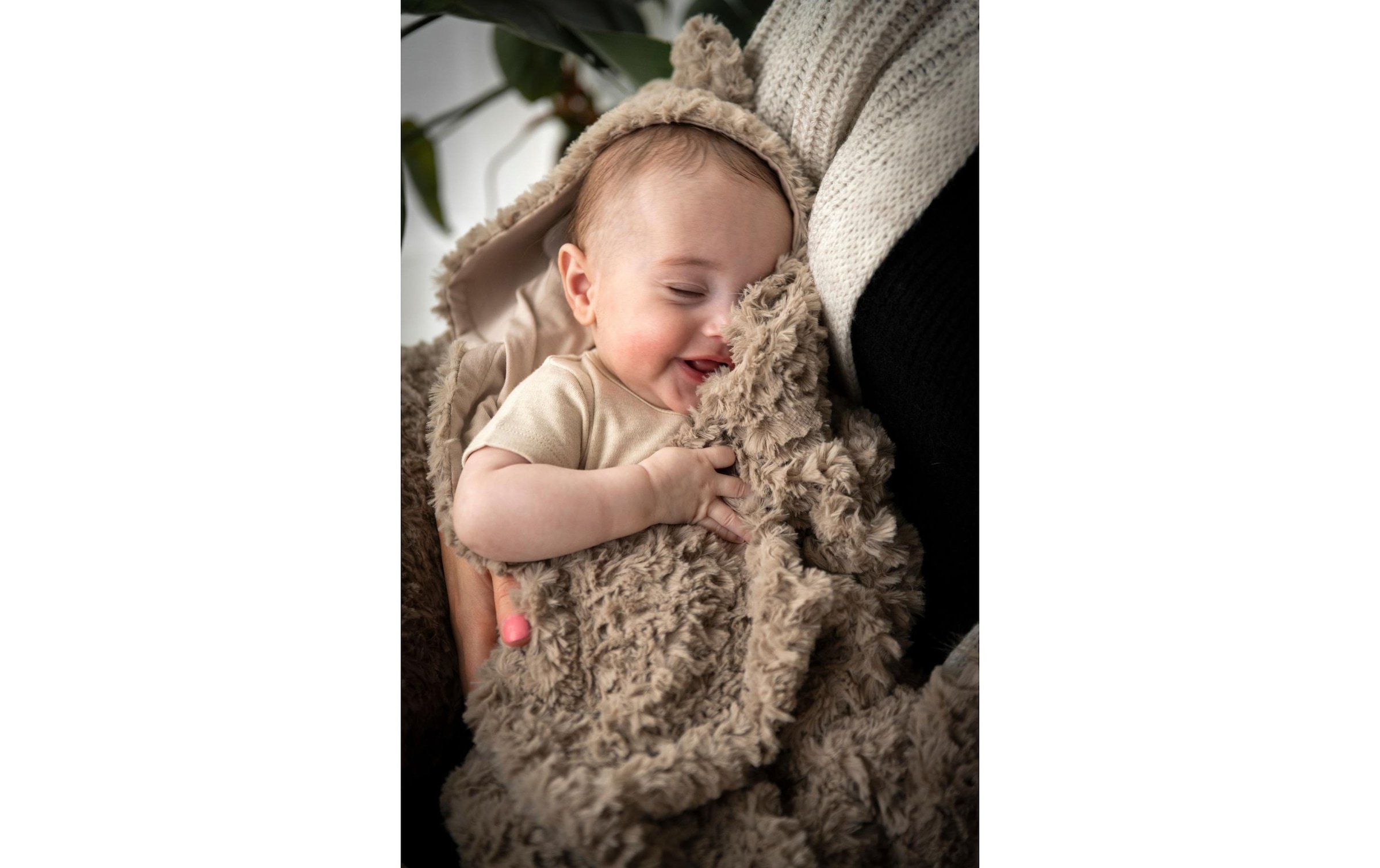   Couverture pour bébé »baby's only mit Ohren, Snow«