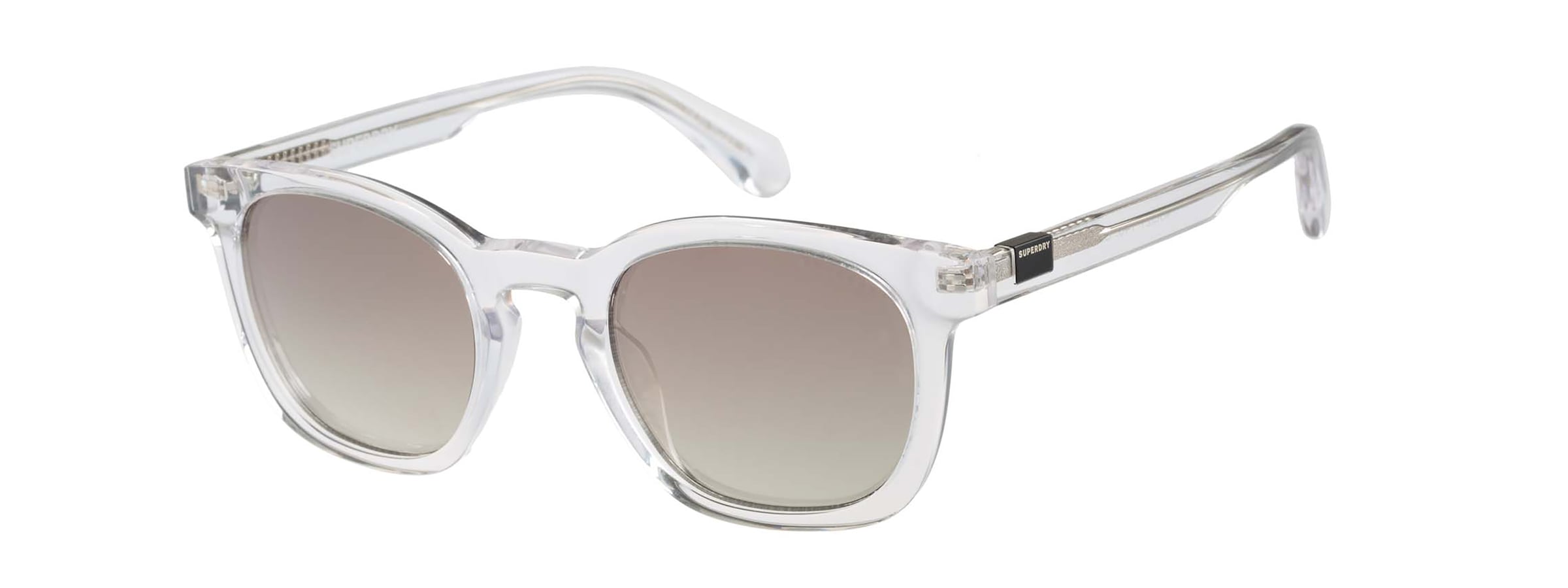 Image of Superdry Sonnenbrille "Modell 996091" Form Rund, Logoschriftzug auf Bügel, Kunststofffassung