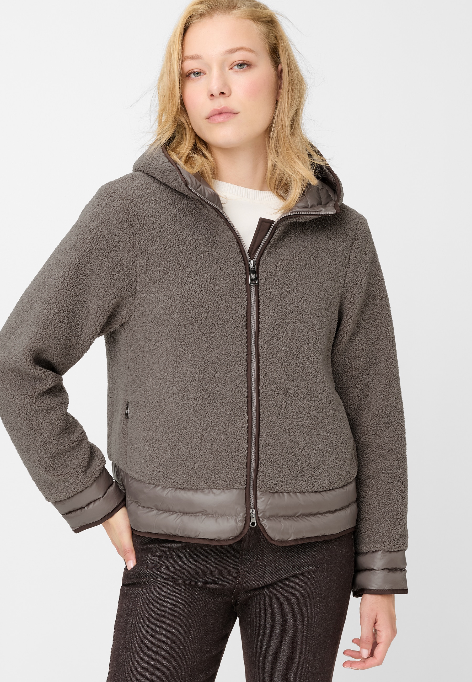 Image of Fuchs Schmitt Kurzjacke mit Kapuze mit Kapuze, Softfiber