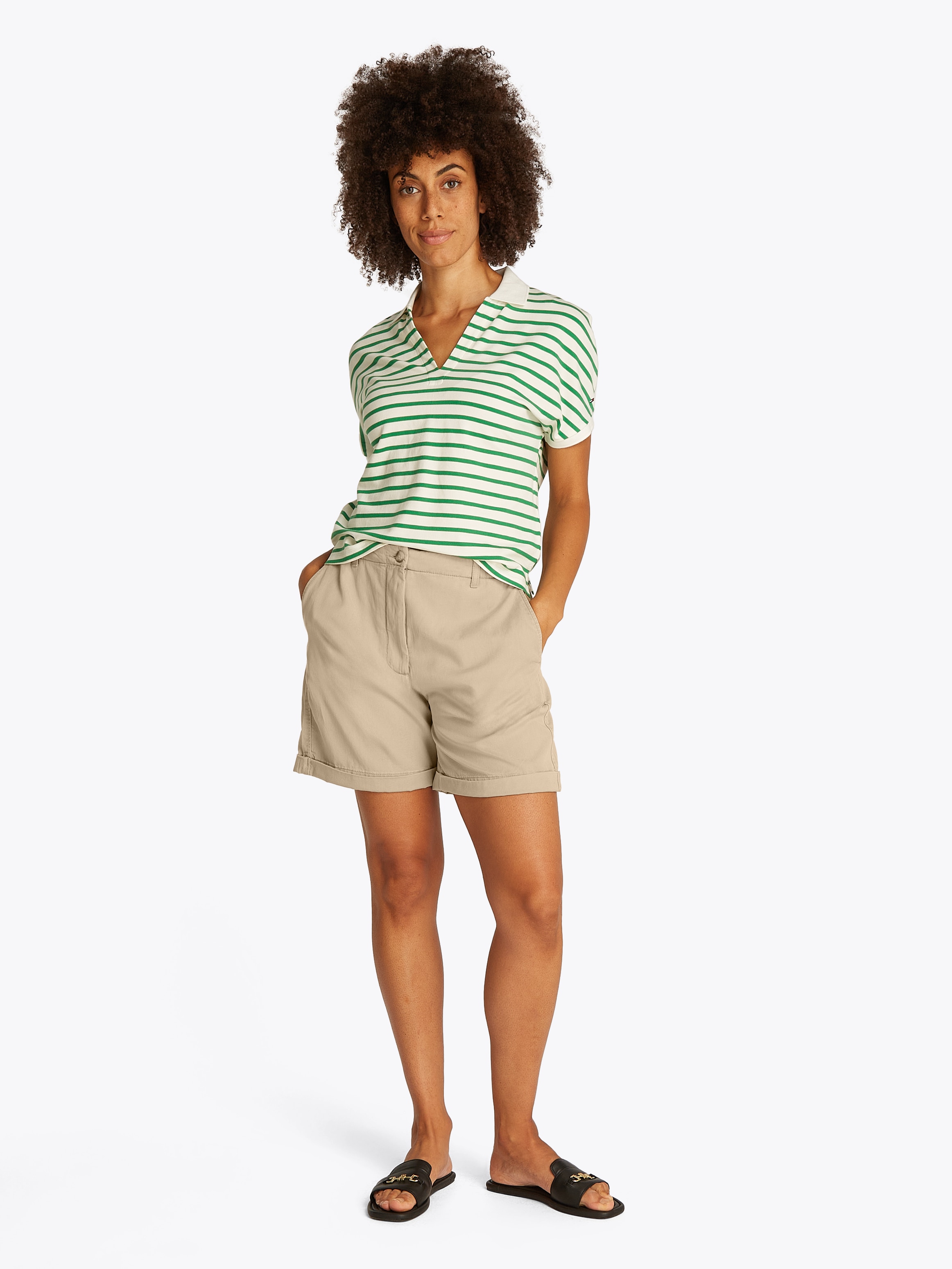 Tommy Hilfiger Shorts »CO TENCEL CHINO SHORT«  mit Umschlagsaum
