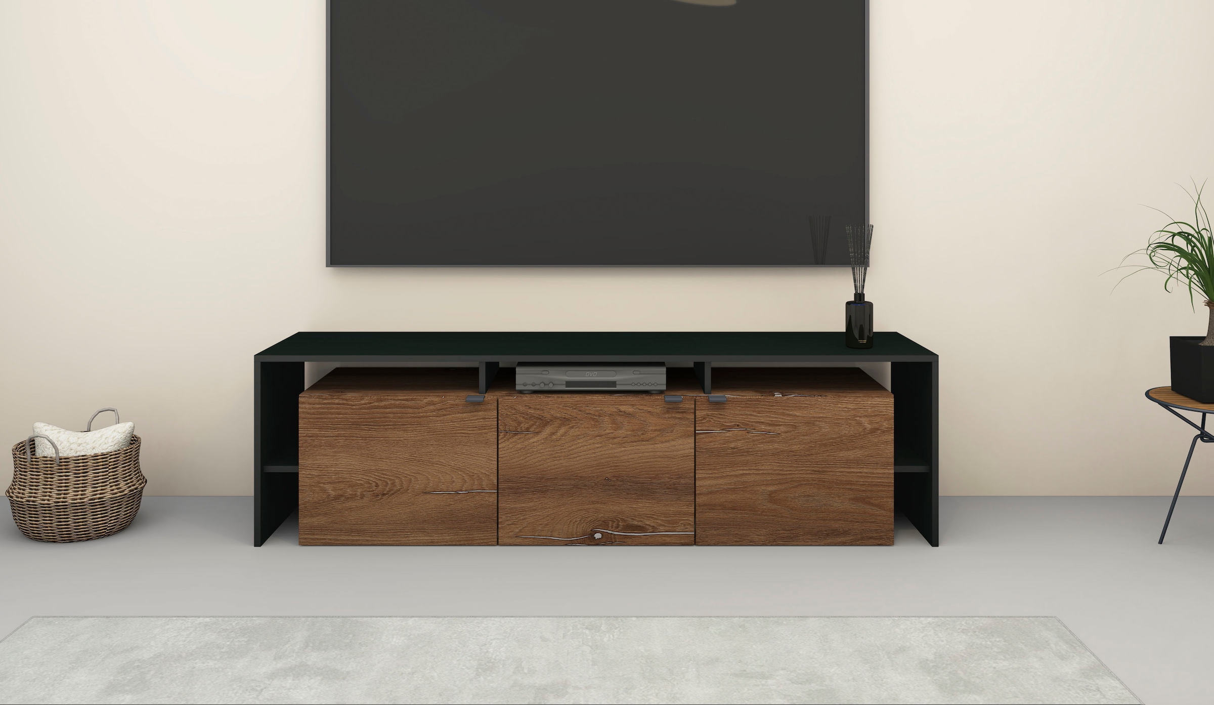 borchardt Möbel TV-Schrank »Sophia«, Breite 159 cm, mit Überbau