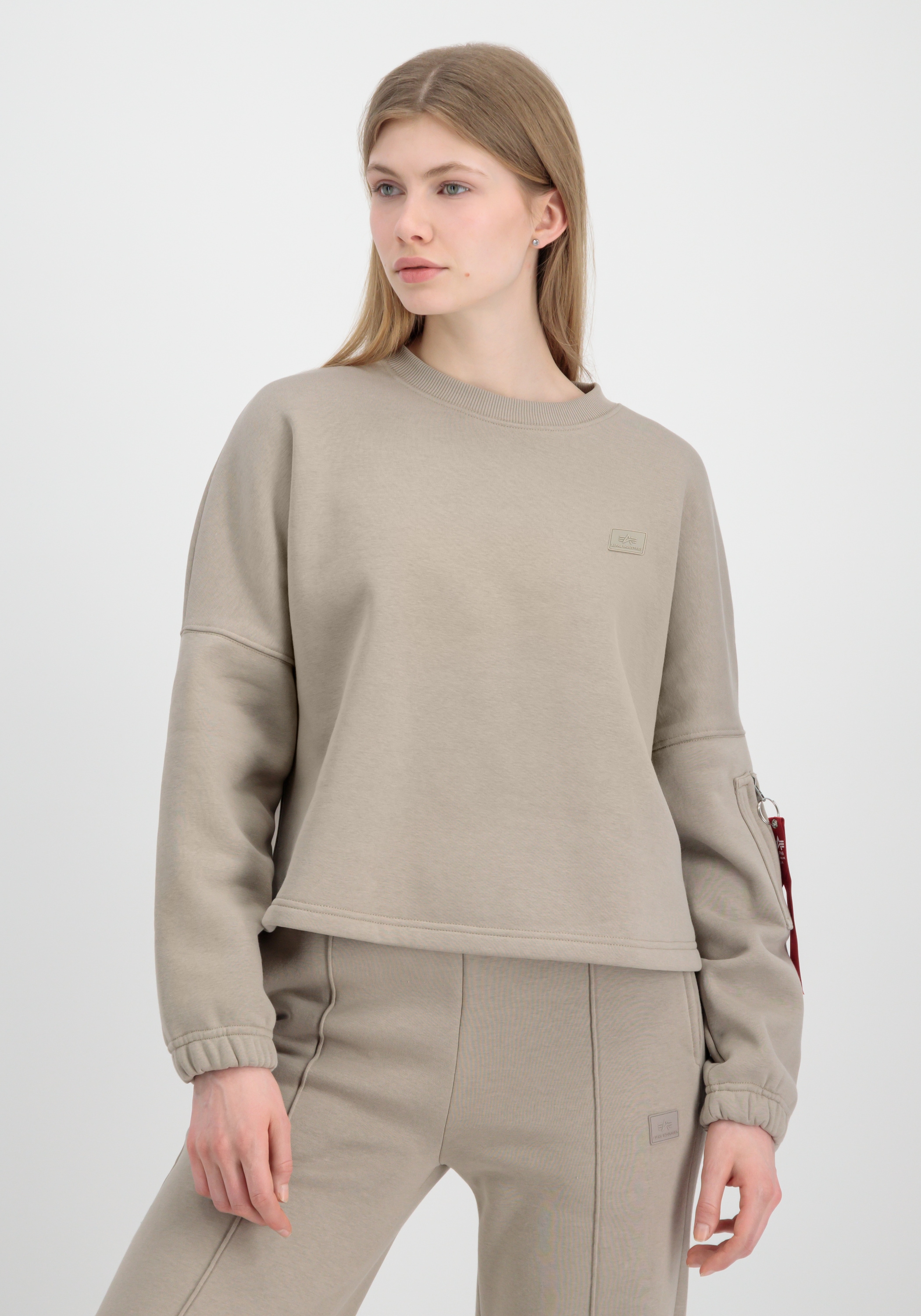 Image of Alpha Industries Sweater "X-Fit Label OS Sweatshirt W"