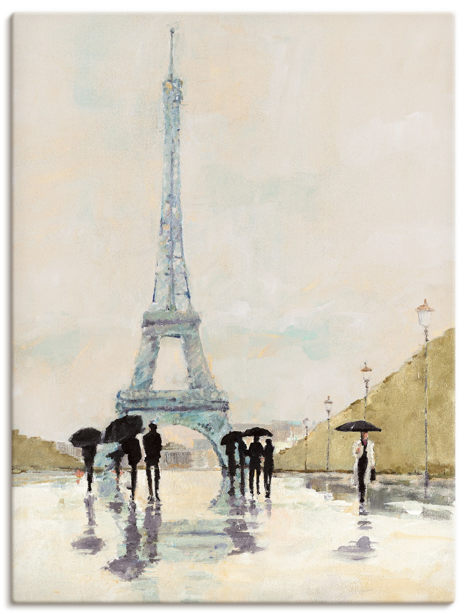 Image of Artland Wandbild »April in Paris«, Gebäude, (1 St.), in vielen Grössen & Produktarten -Leinwandbild, Poster, Wandaufkleber / Wandtattoo auch für Badezimmer geeignet bei Ackermann Versand Schweiz