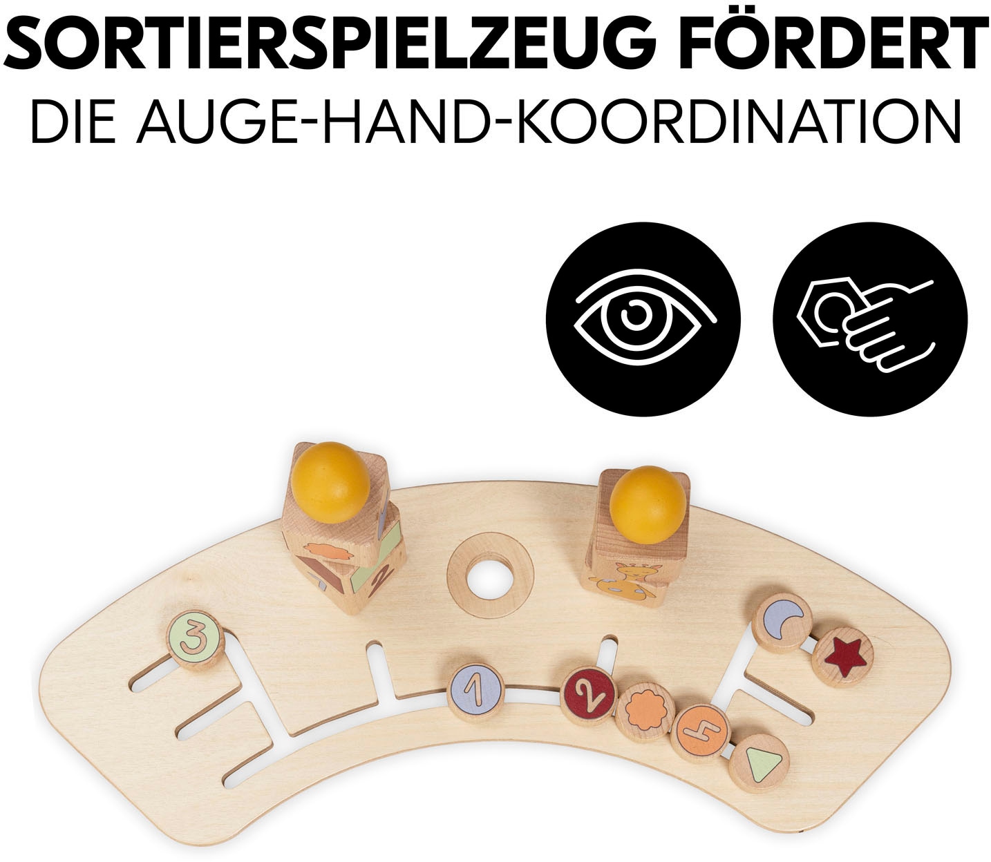 Hauck Steckspielzeug »Play Sorting Giraffe« FSC® - schützt Wald