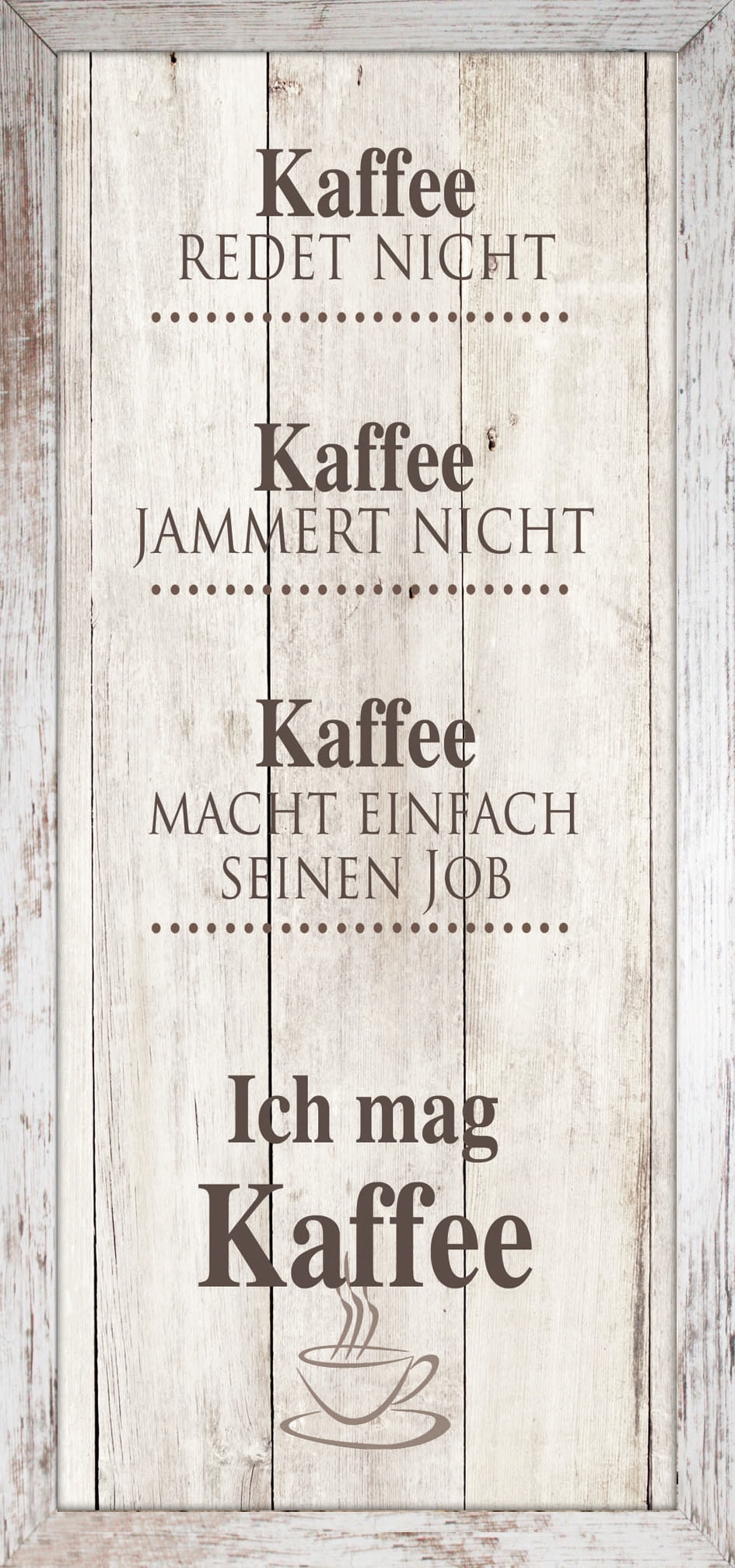 Image of Bönninghoff Bild mit Rahmen "Kaffee" 1 Stk. tlg.